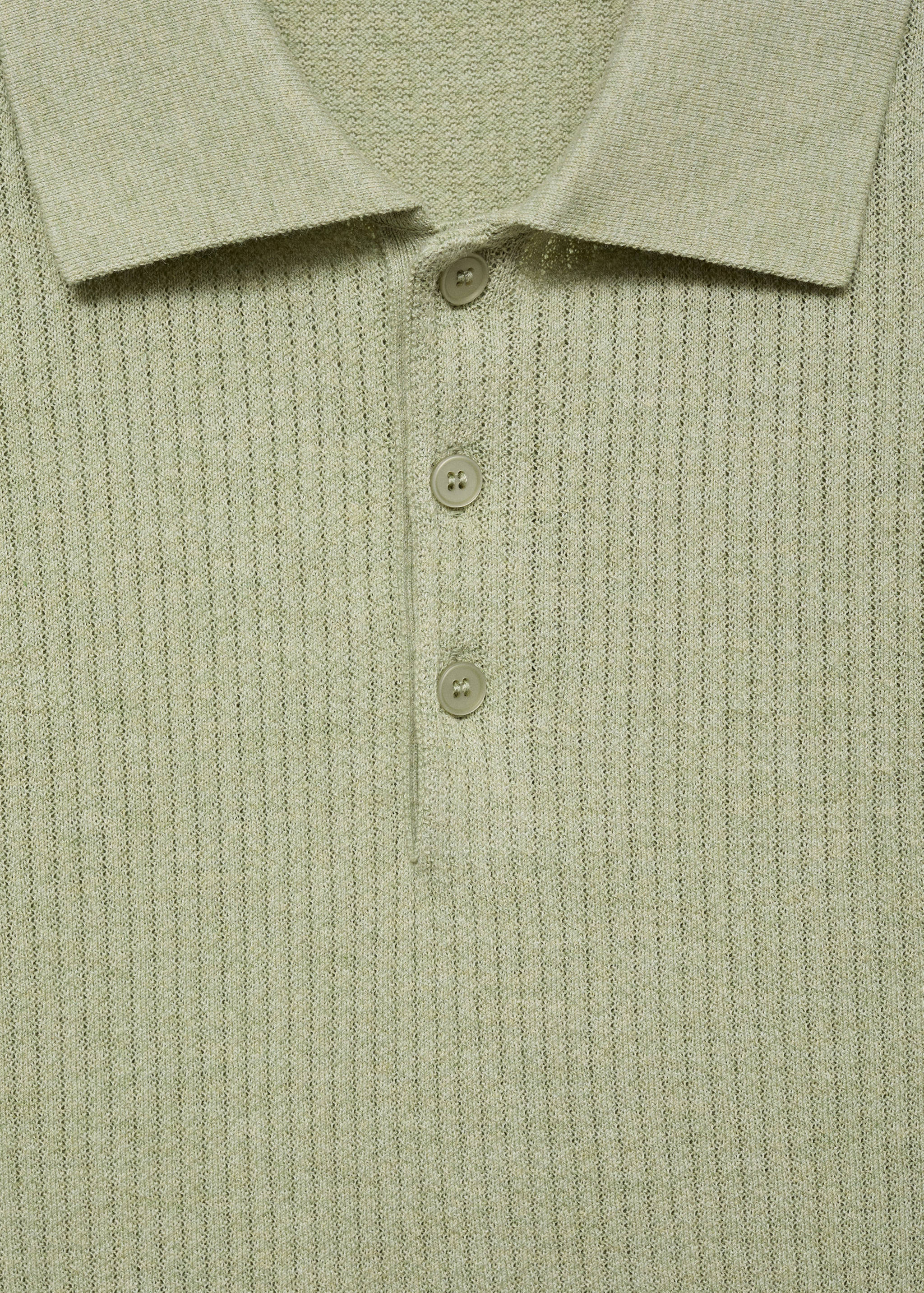Polo maille côtelée - Détail de l'article 8