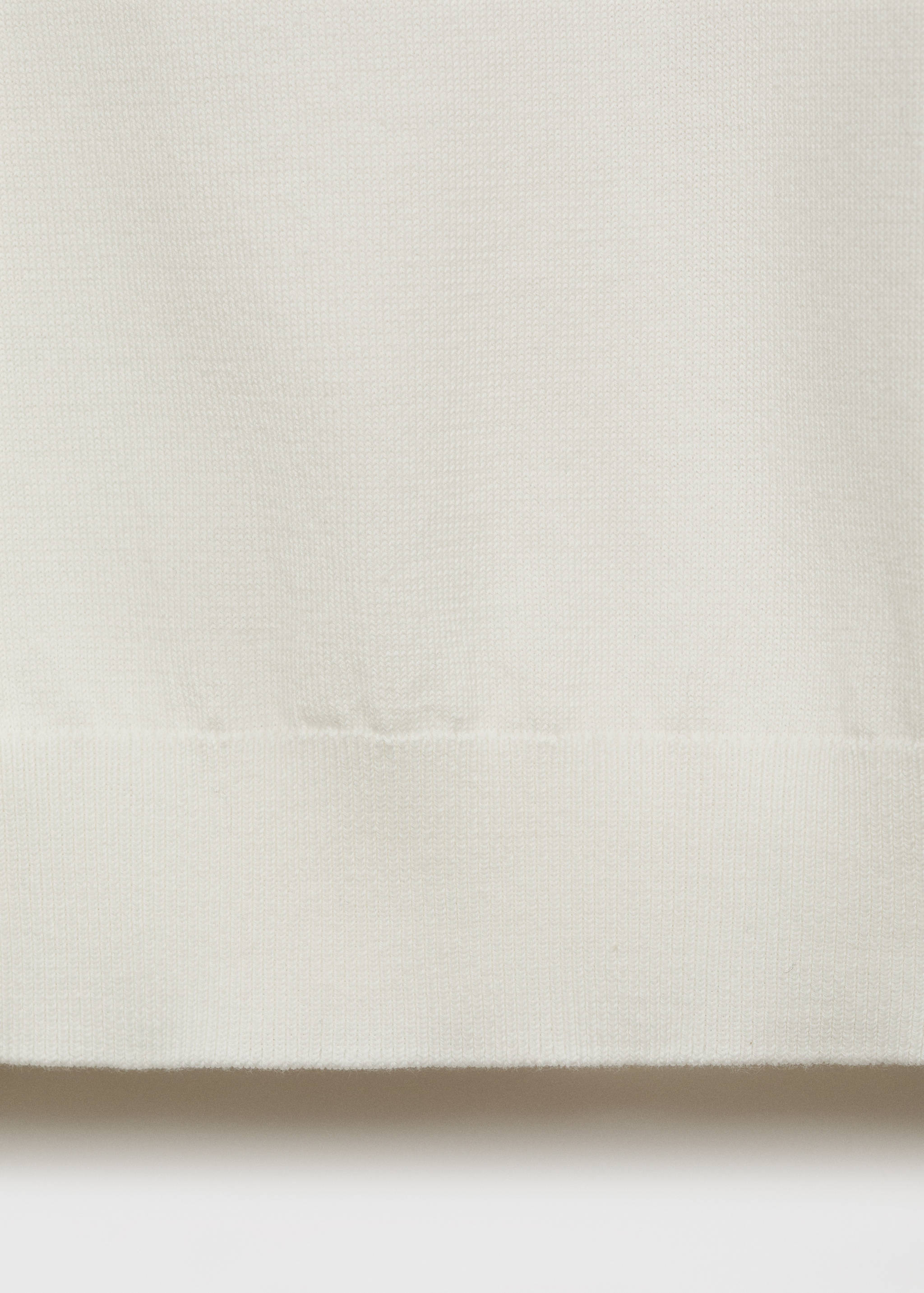 100% cotton fine-knit polo shirt - Details of the article 0