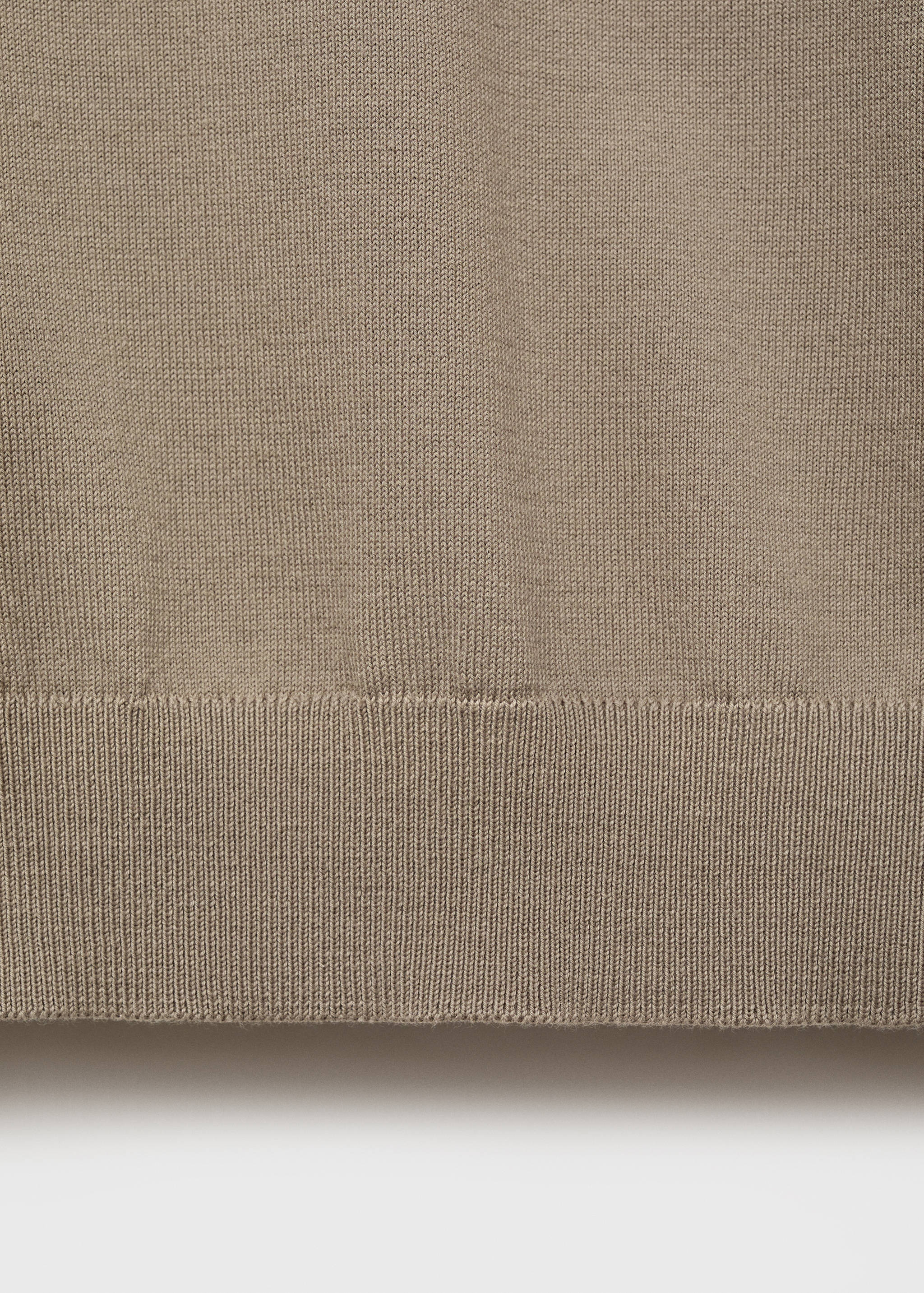 100% cotton fine-knit polo shirt - Details of the article 0
