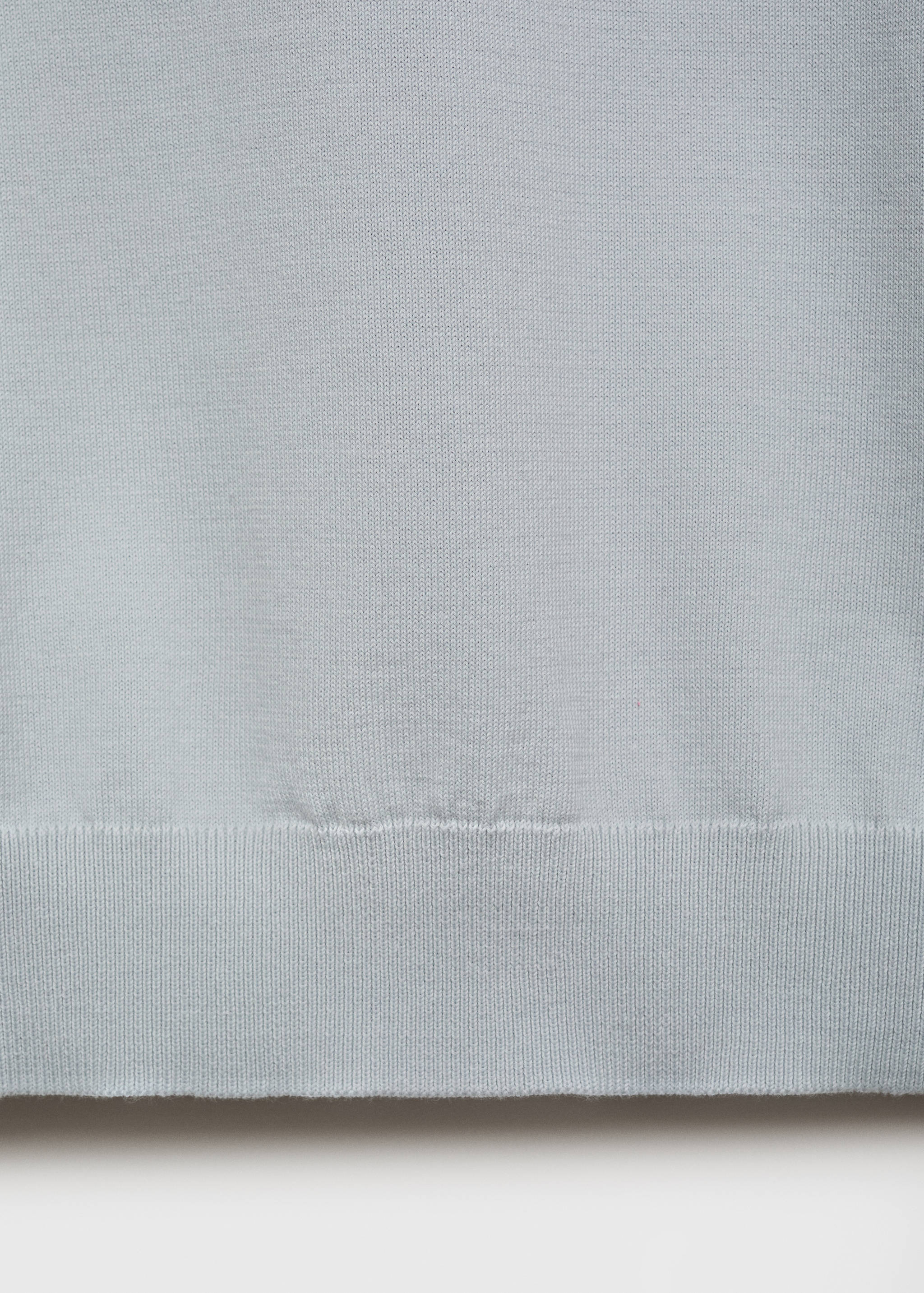 100% cotton fine-knit polo shirt - Details of the article 0