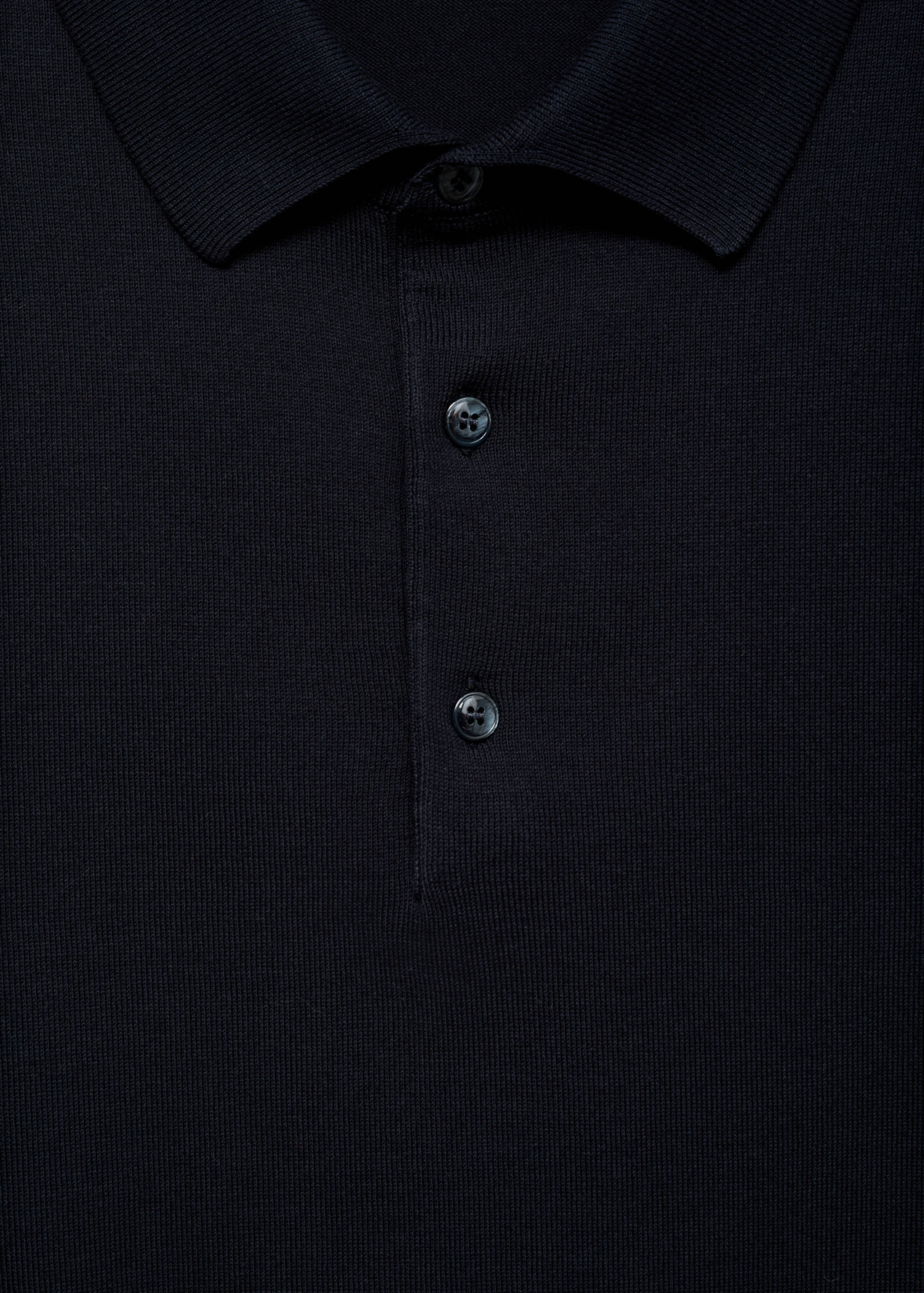 100% cotton fine-knit polo shirt - Details of the article 8