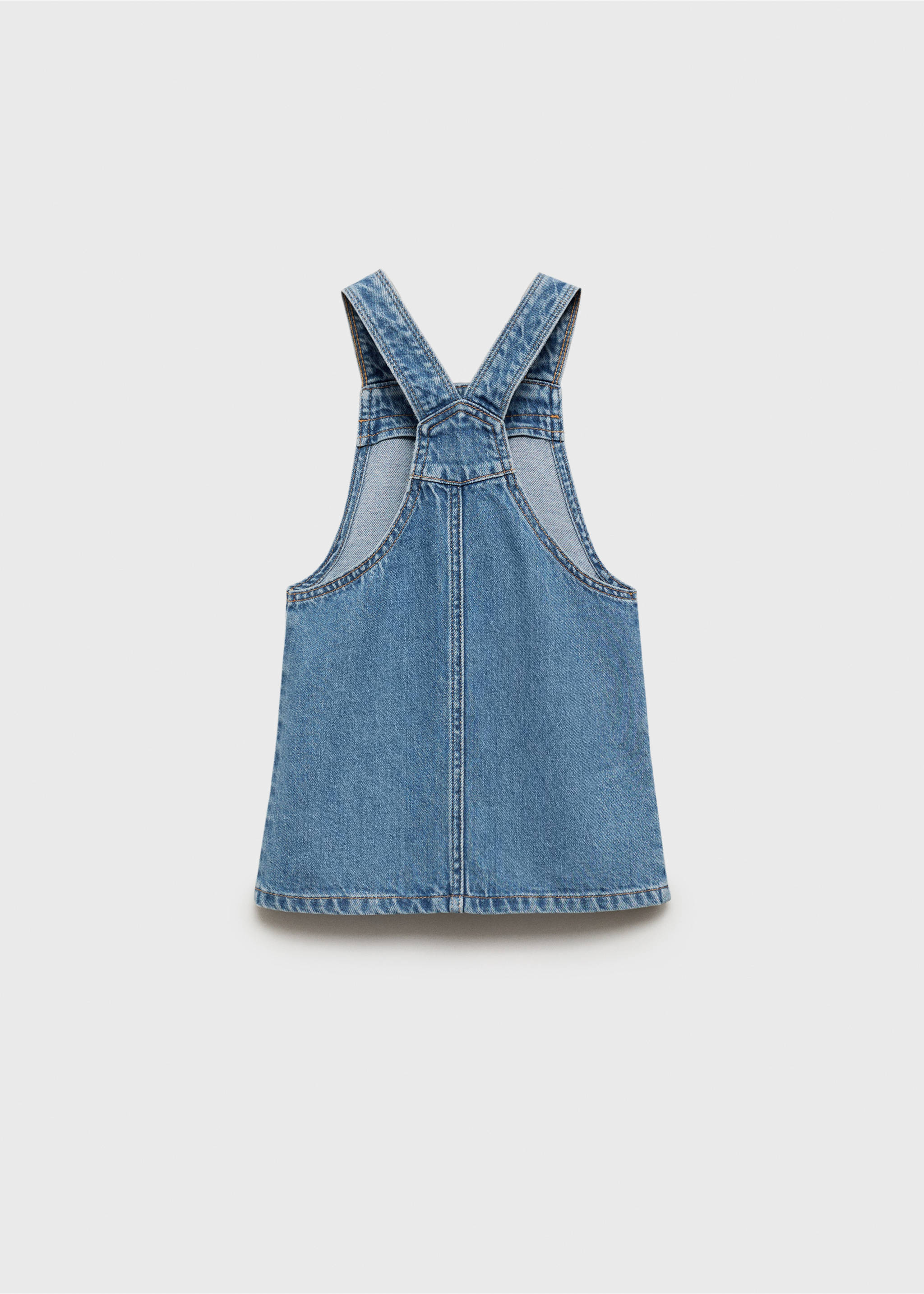 Denim buttons pichi - Reverse of the article, Medium Blue. Ref: 17031250-00.