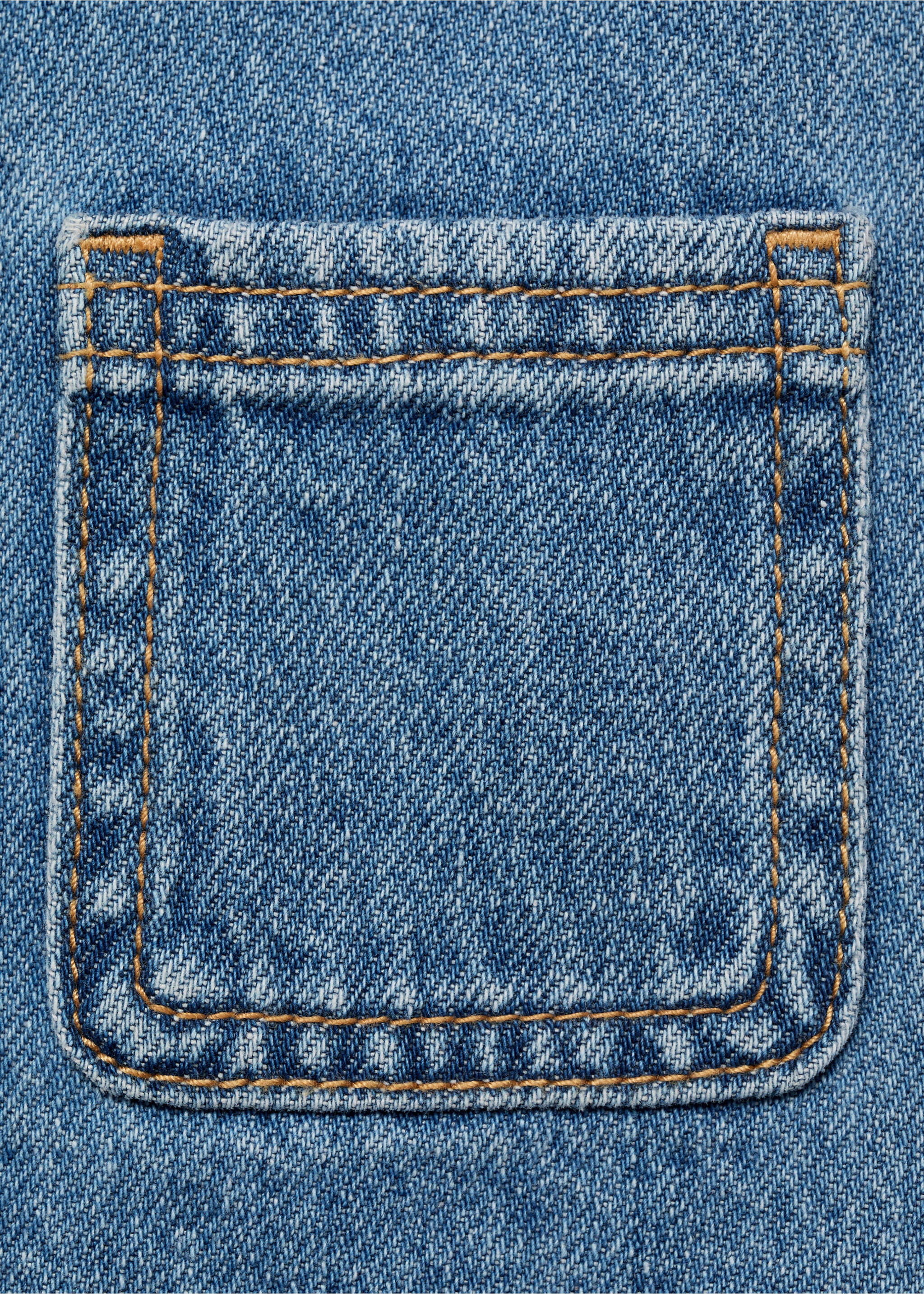 Denim buttons pichi - Details of the article 0, Medium Blue. Ref: 17031250-00.