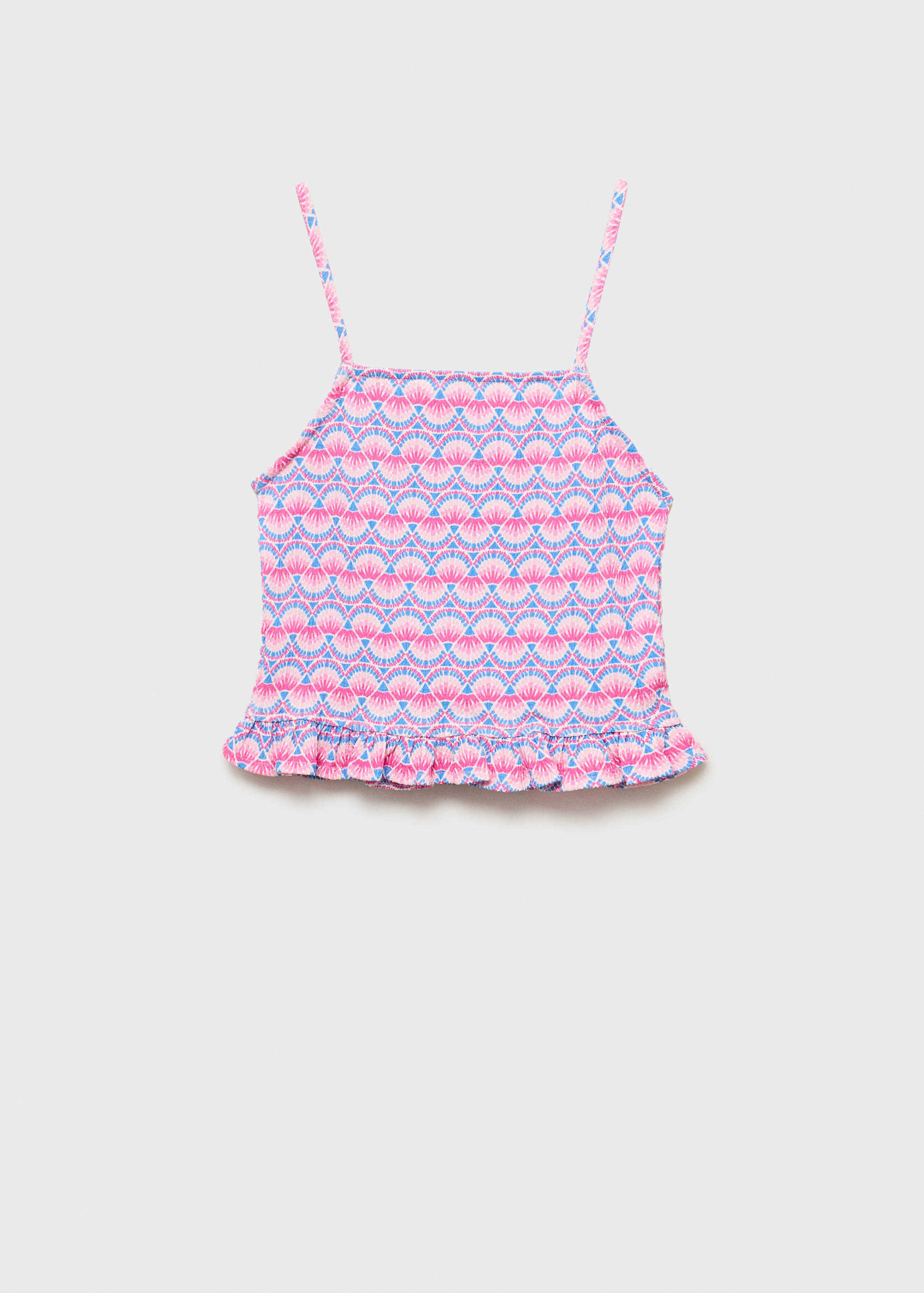 Print ruched top - Reverse of the article