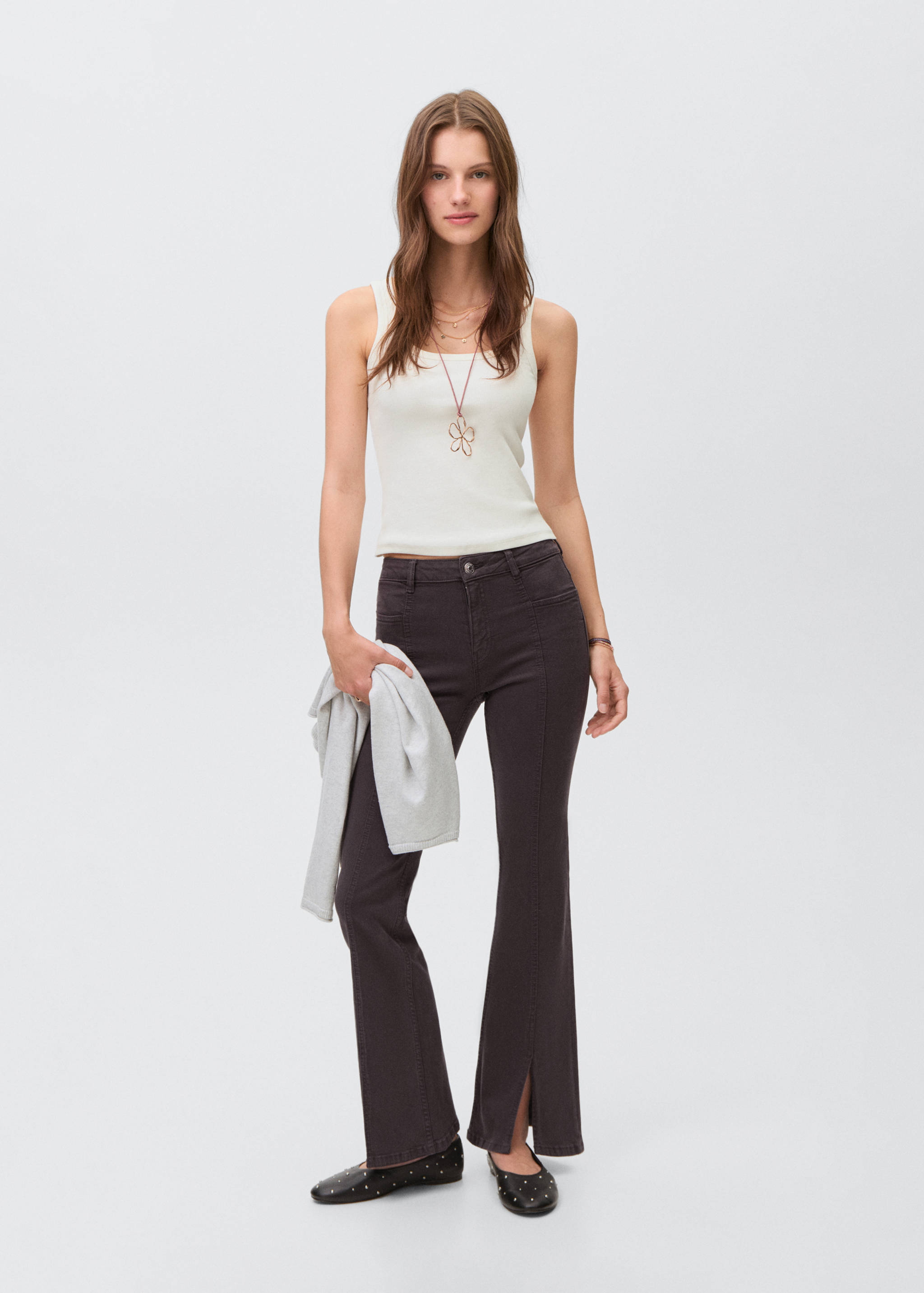 Knit strap top - General plane