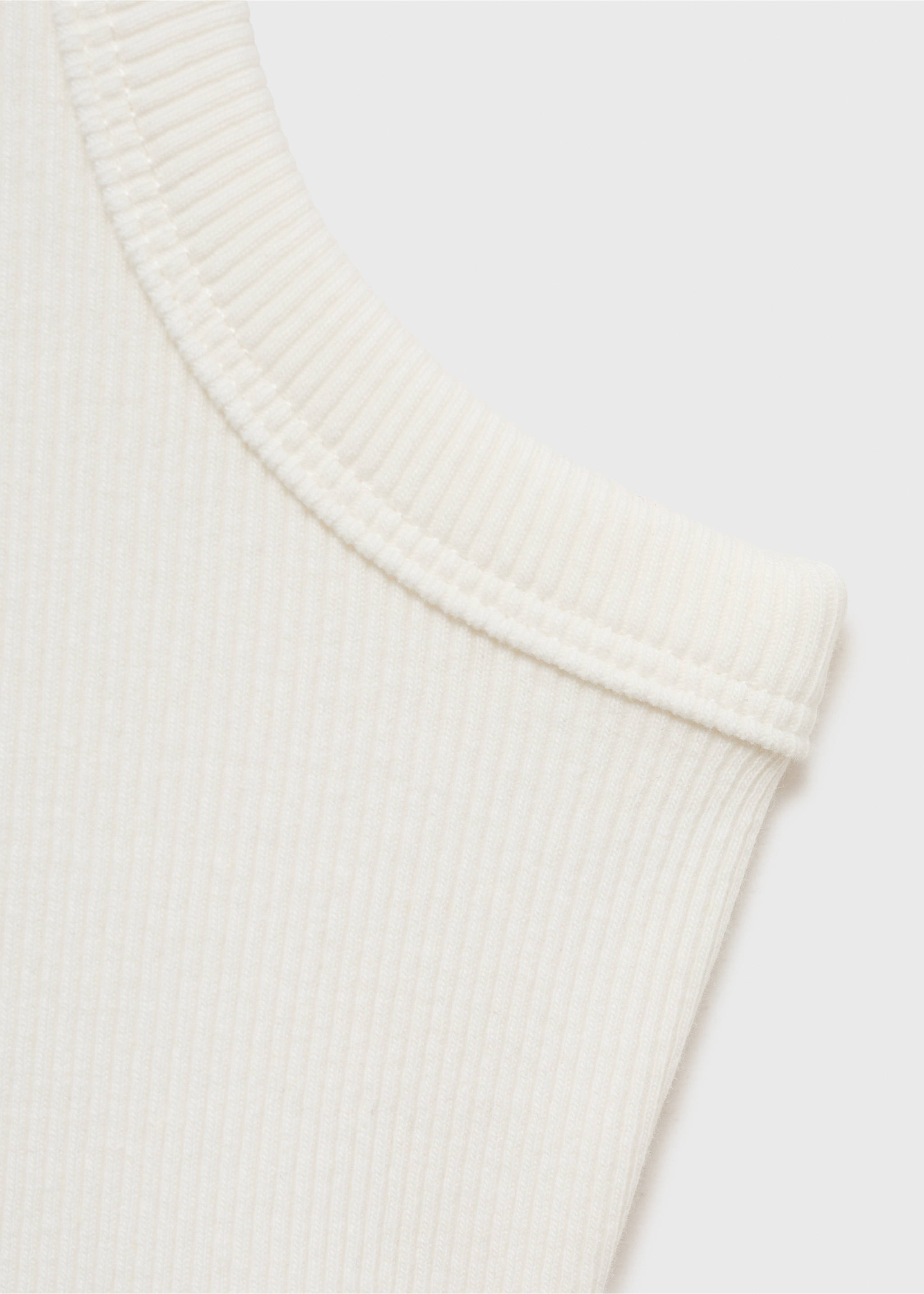 Knit strap top - Details of the article 0, Off White. Ref: 17031255-00.
