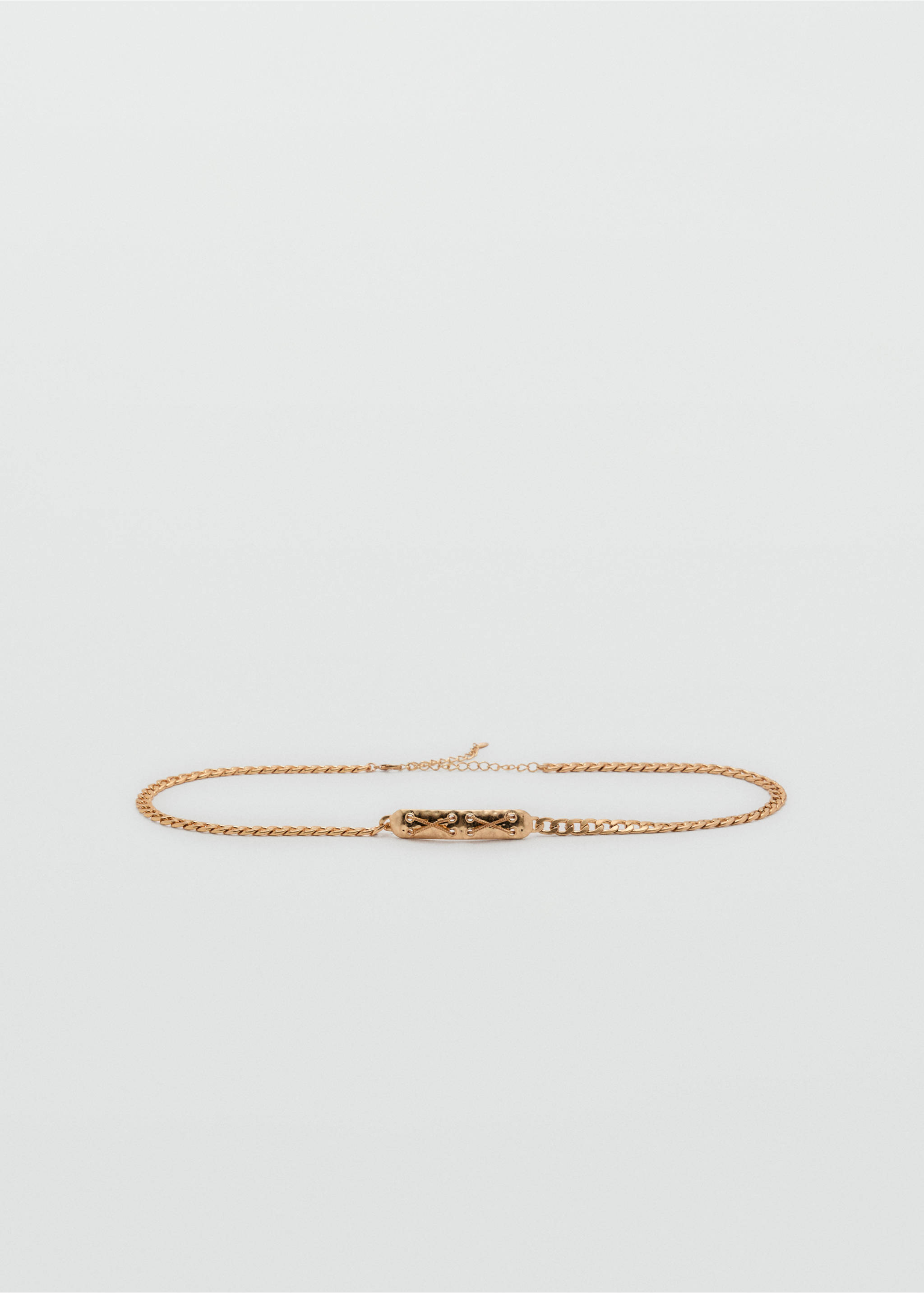 Ceinture chaîne métallique - Article sans modèle, Or. Ref: 17031256-00.