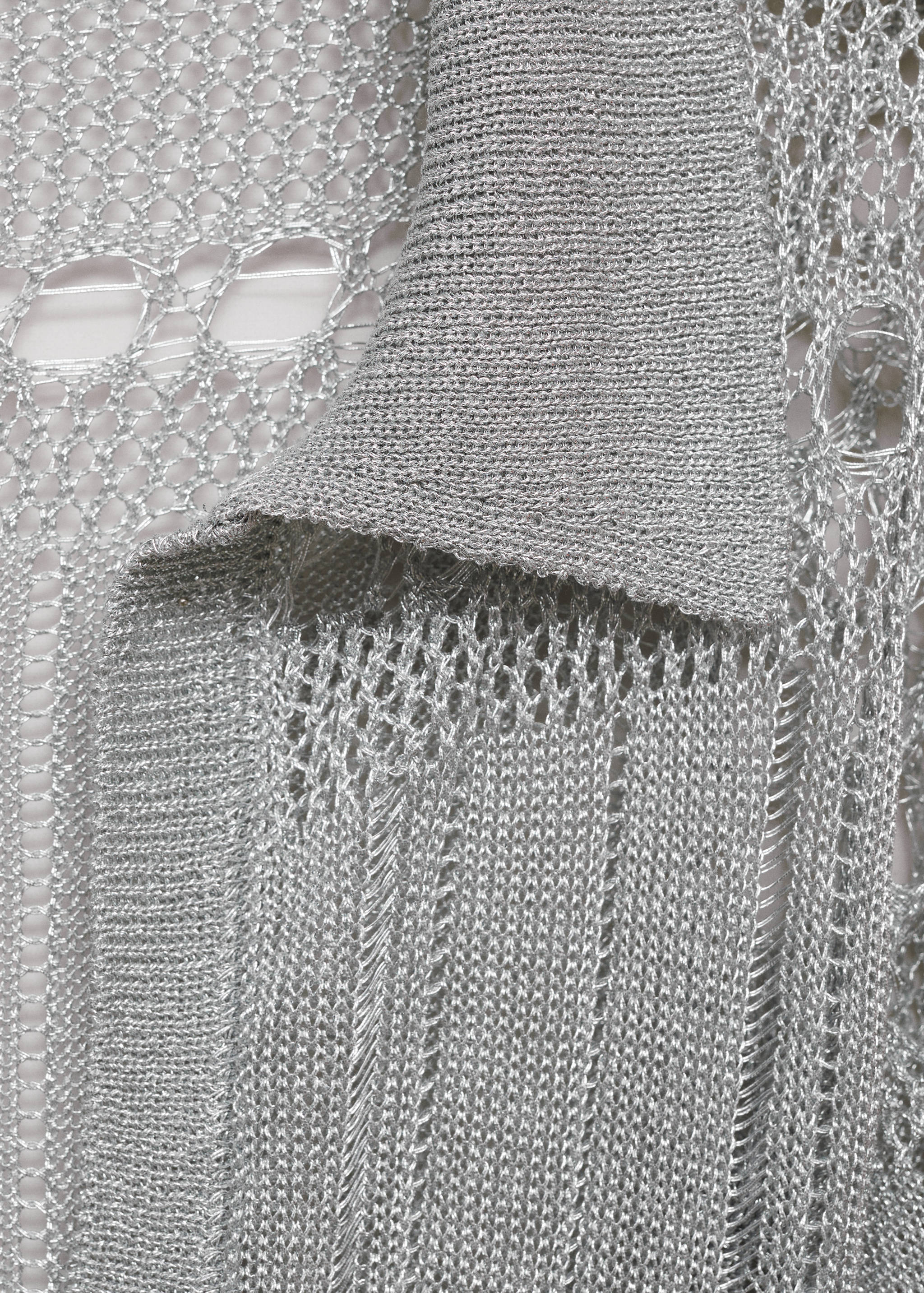 Lurex dress with openwork details - Details of the article 8