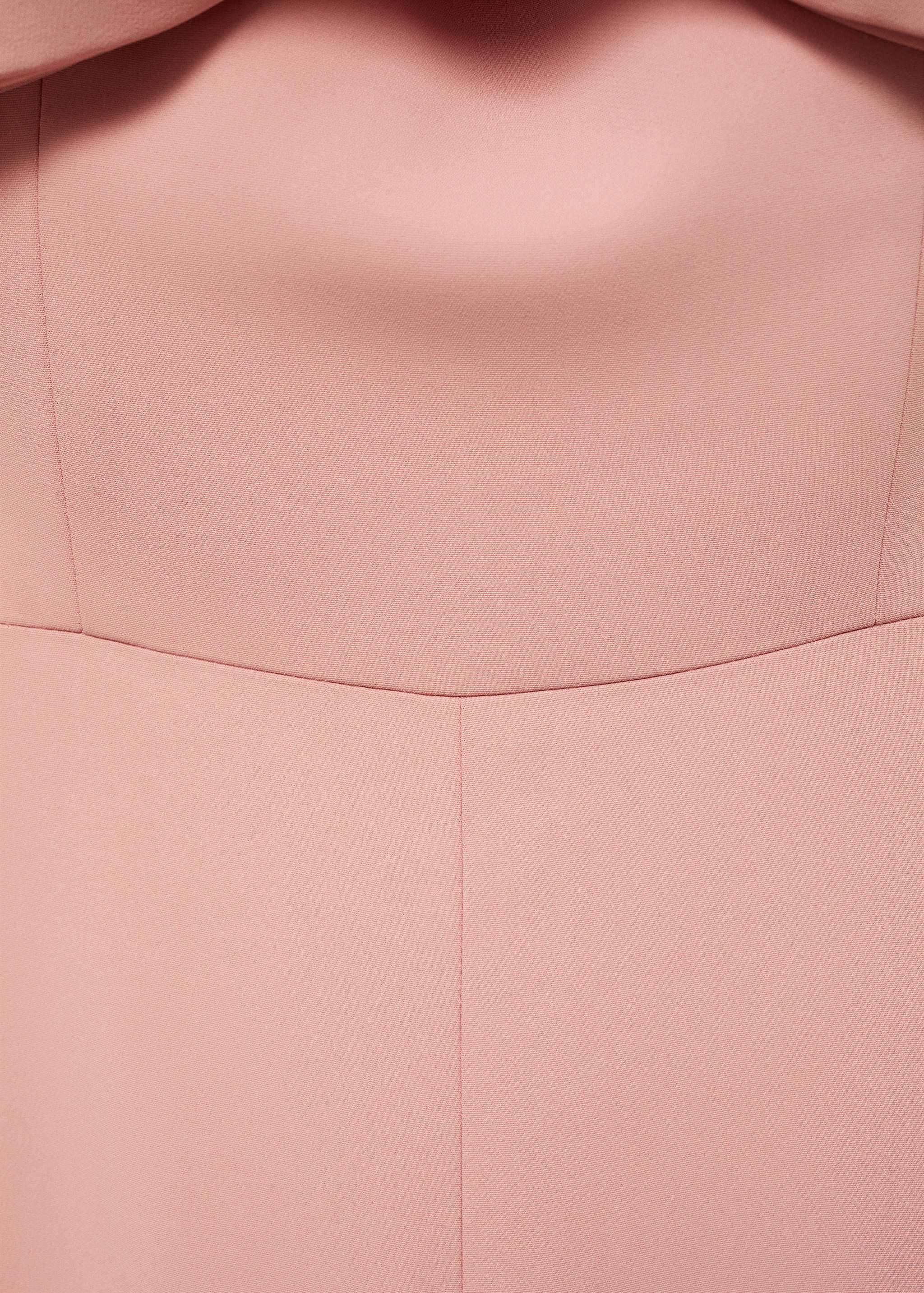 Strapless jumpsuit with bow neckline - Details of the article 8