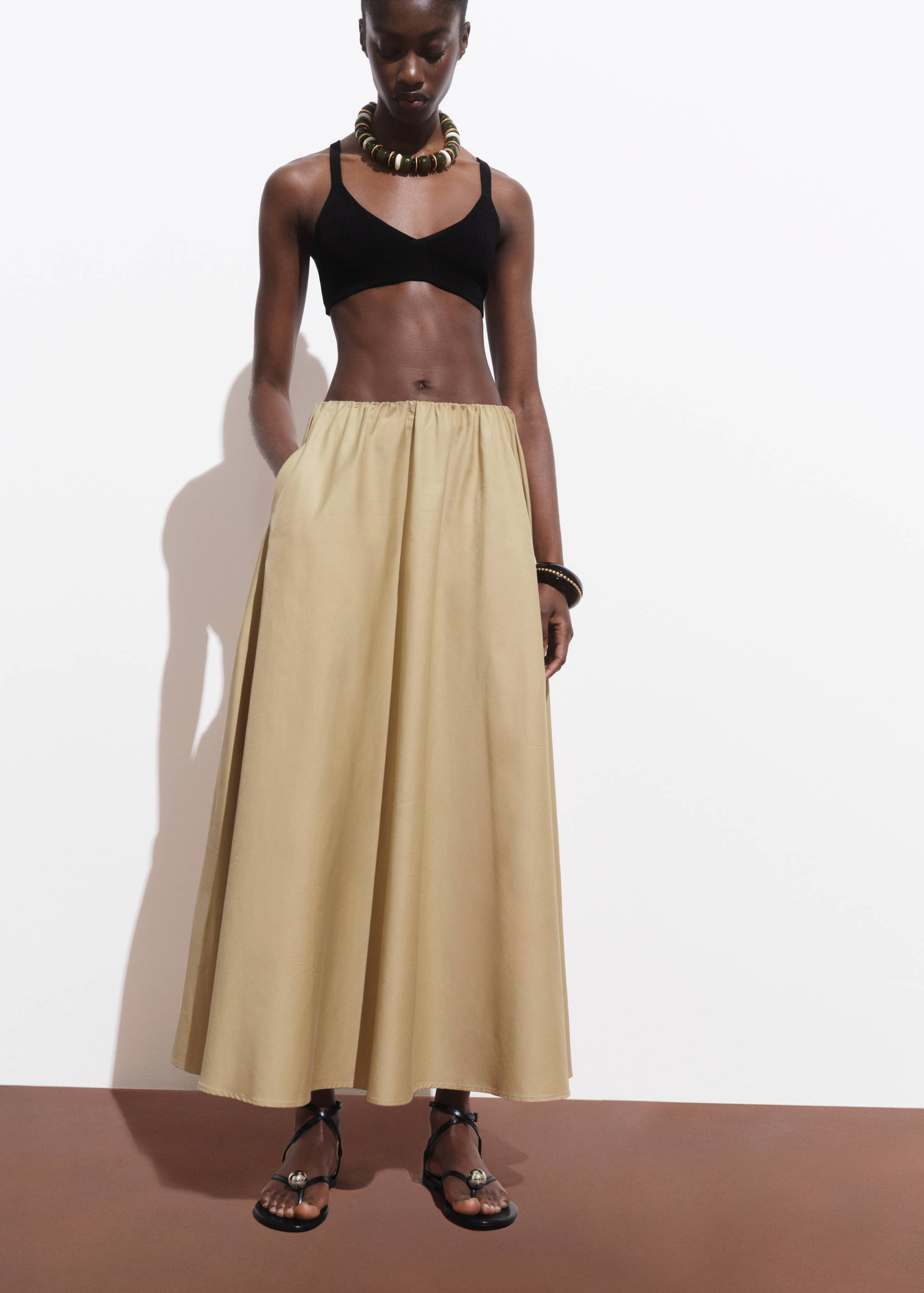 Crop top z úpletu - Detail zboží 2