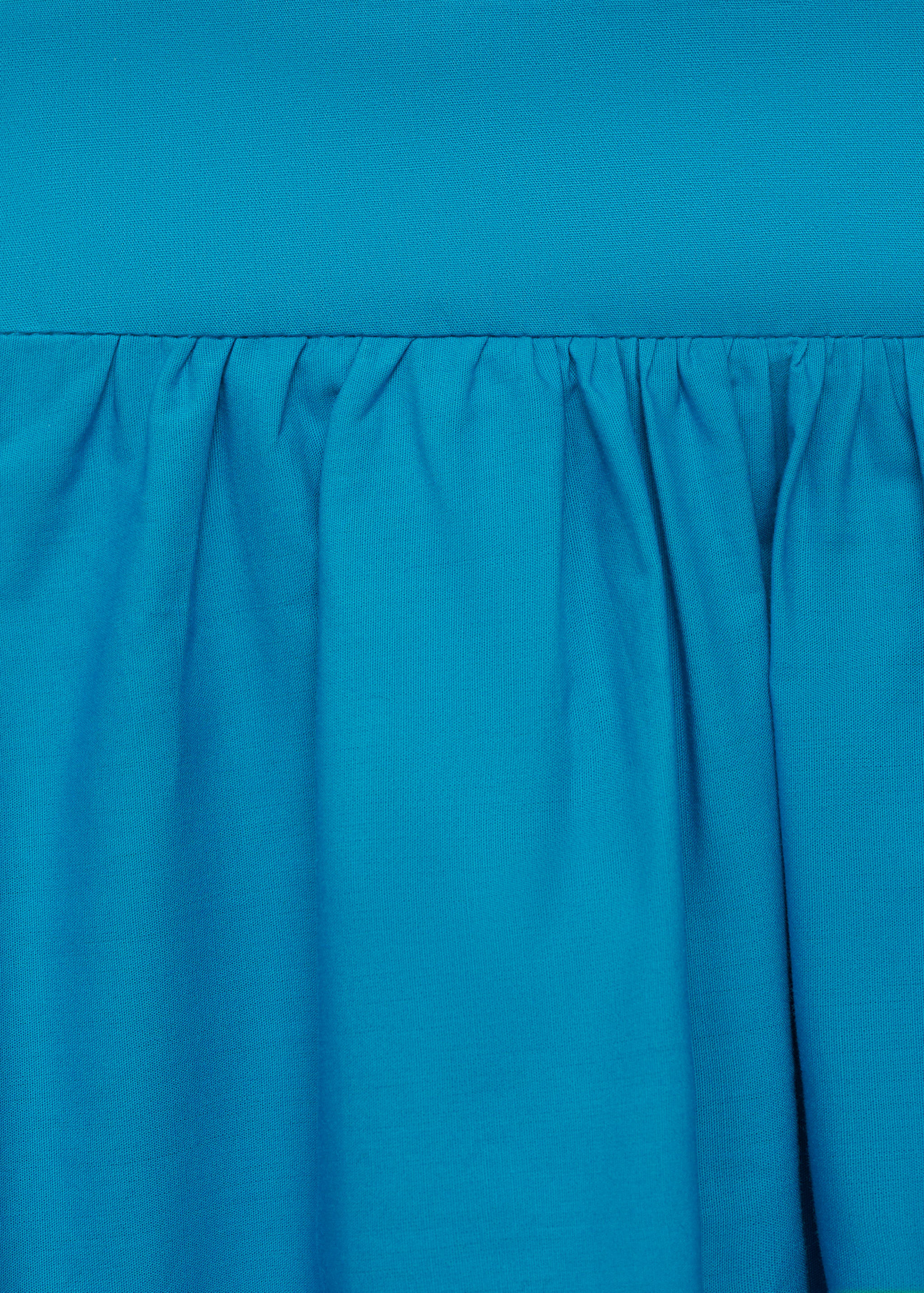 Long cotton A-line skirt - Details of the article 8