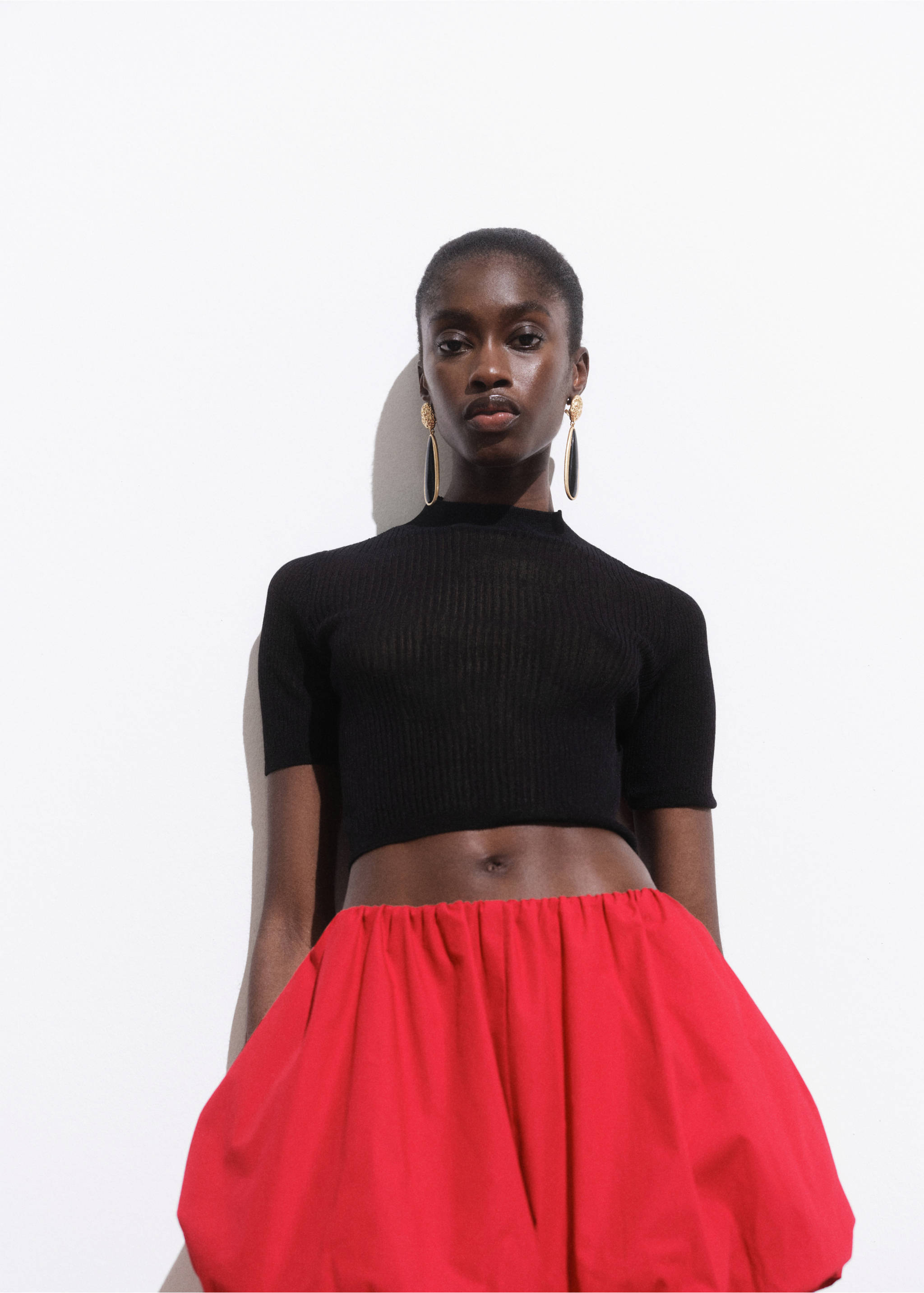 Balloon mini-shorts - Medium plane, Red. Ref: 17031274-00.