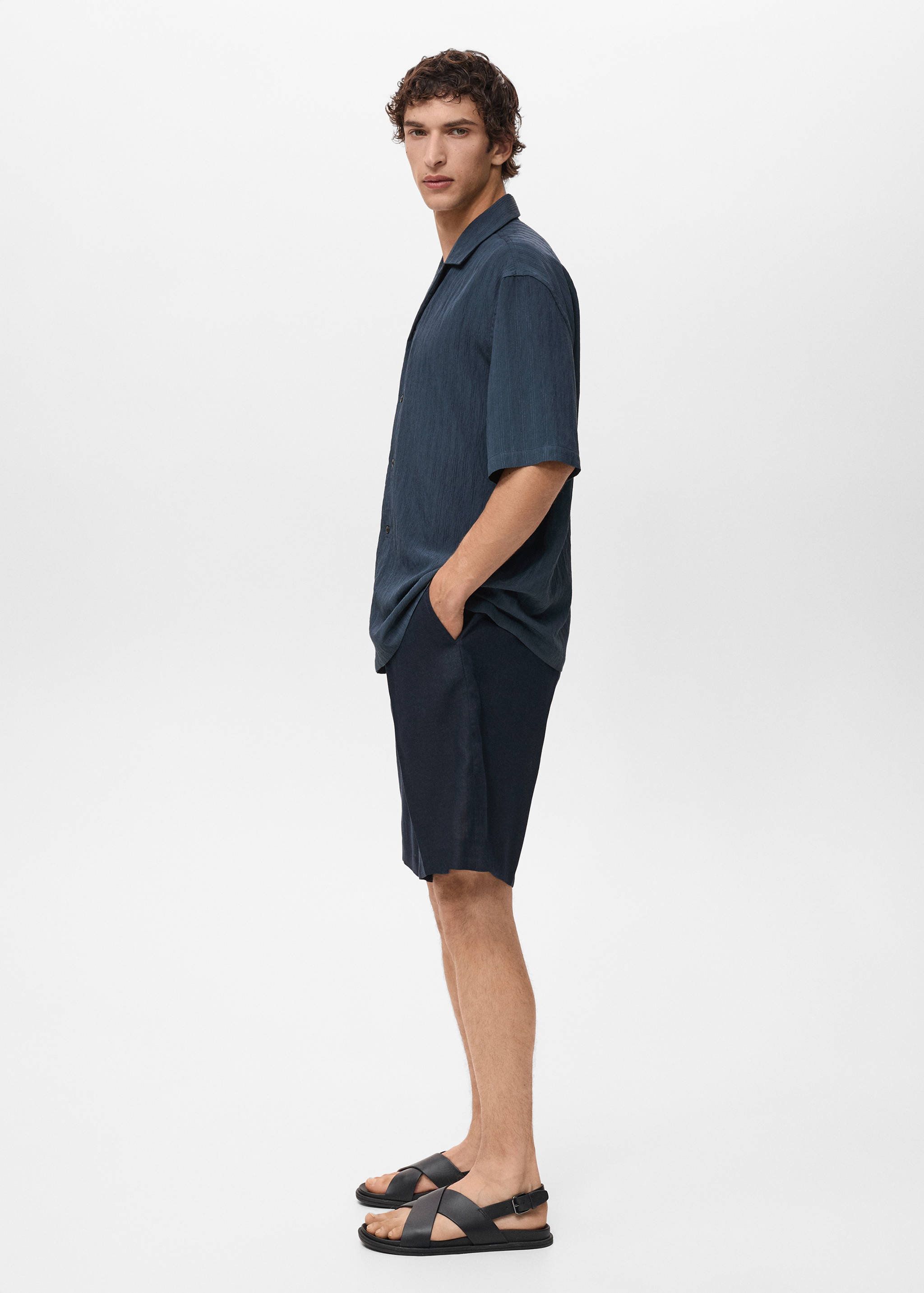 Chemise brodée à rayures - Détail de l'article 2