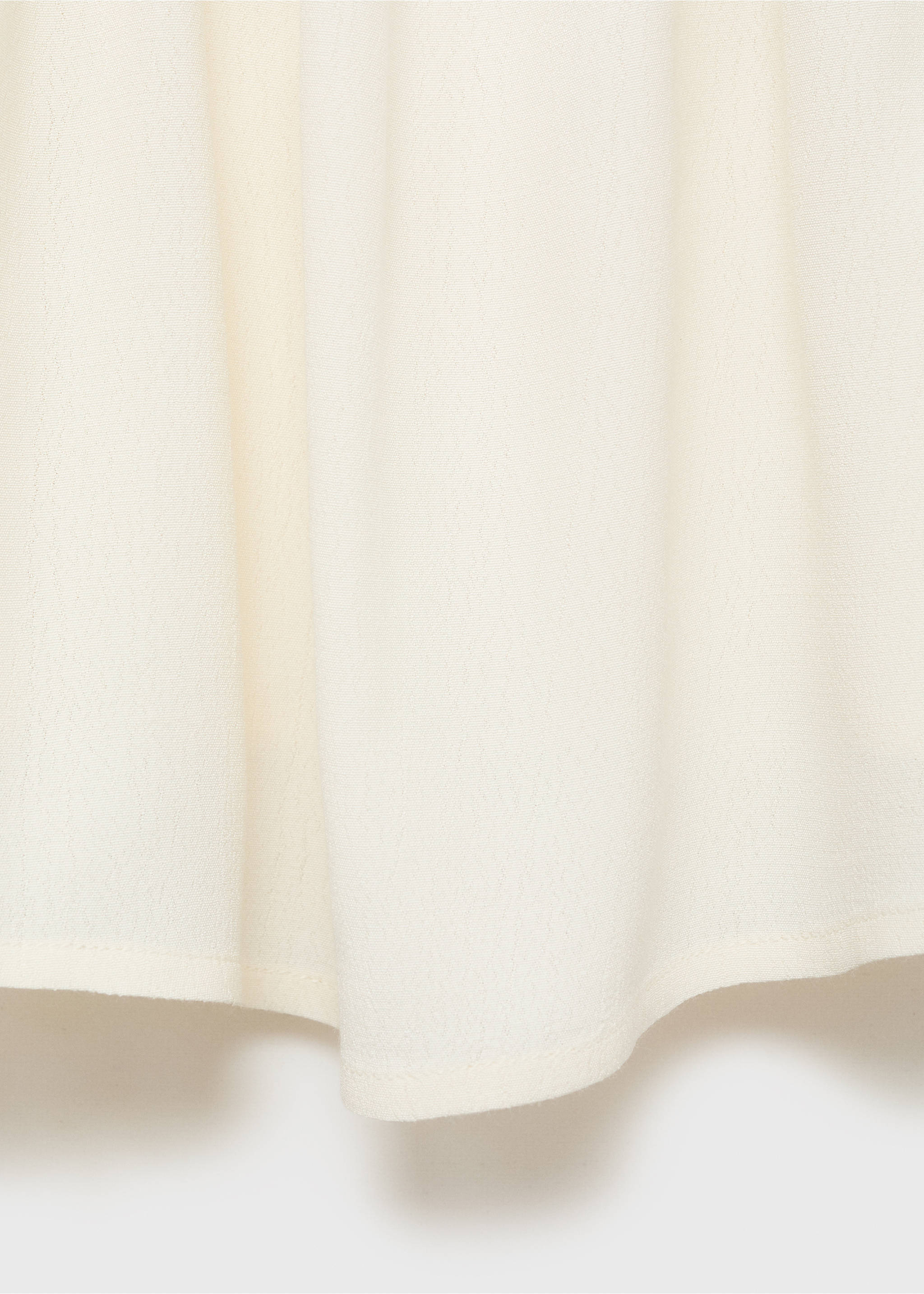 Knitted top with sequin detail - Details of the article 8, Ecru. Ref: 17031516-00.