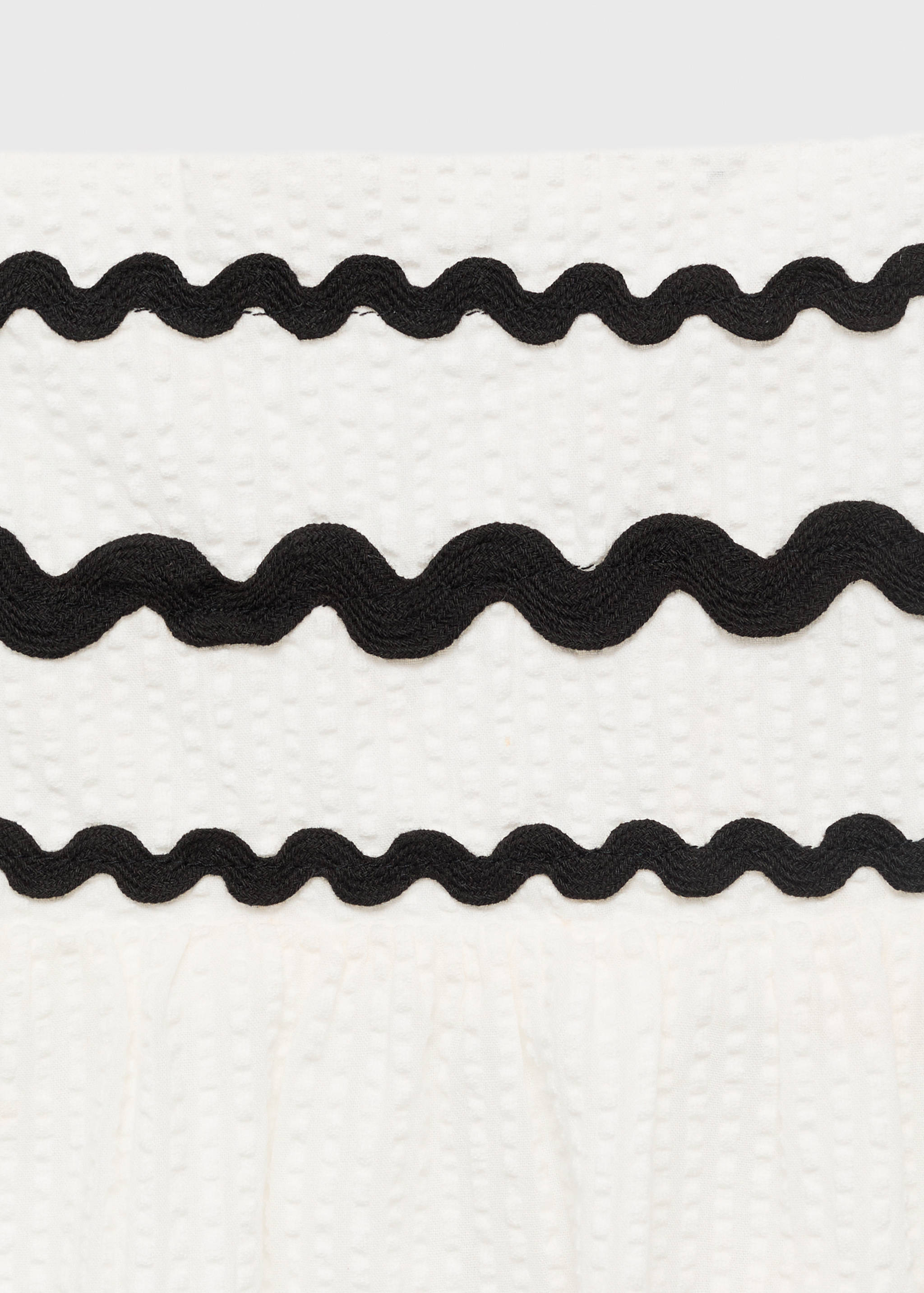 Wavy valance top - Details of the article 0