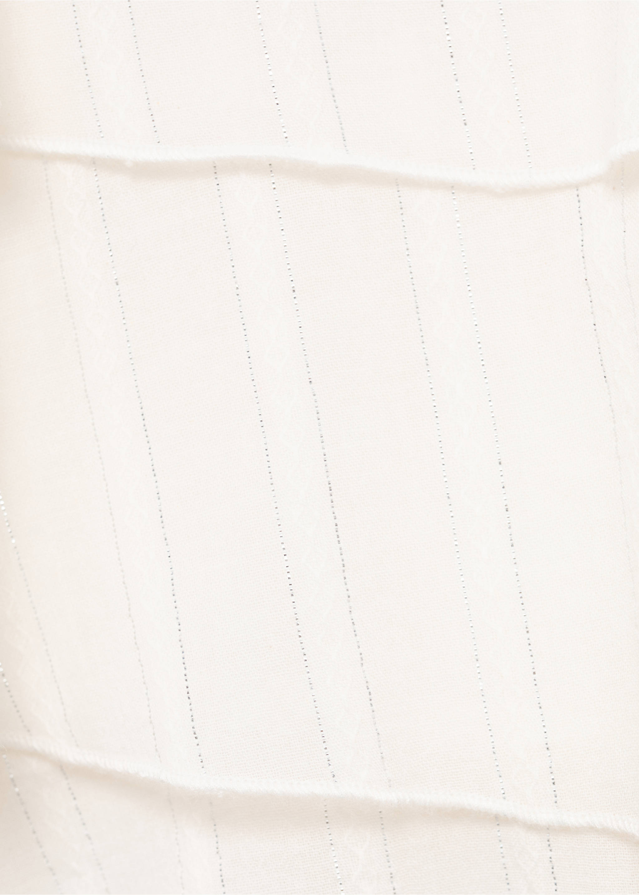 Lurex ruffled top - Details of the article 0, Off White. Ref: 17031518-00.