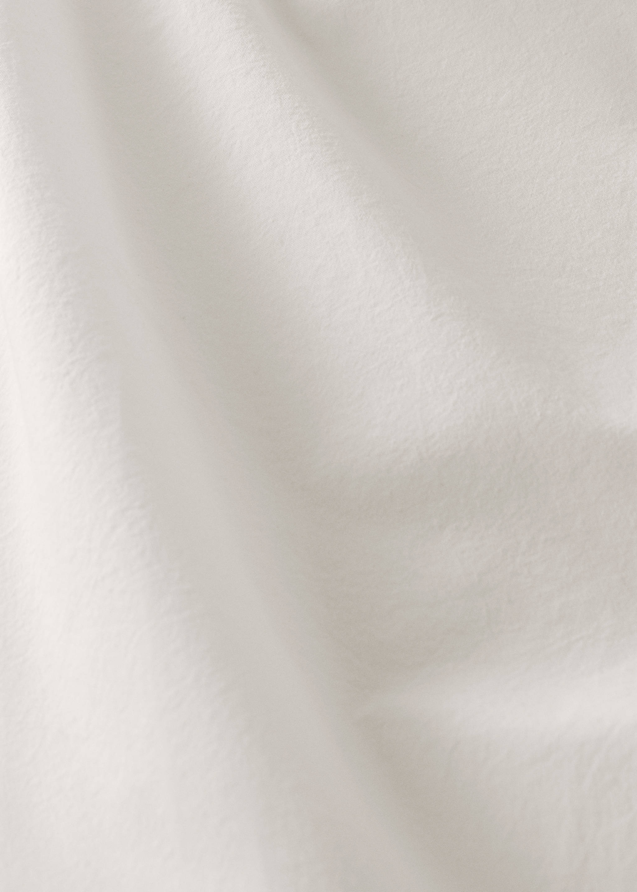 Percale cotton top sheet with gauze ruffle for 90 cm bed - Details of the article 3