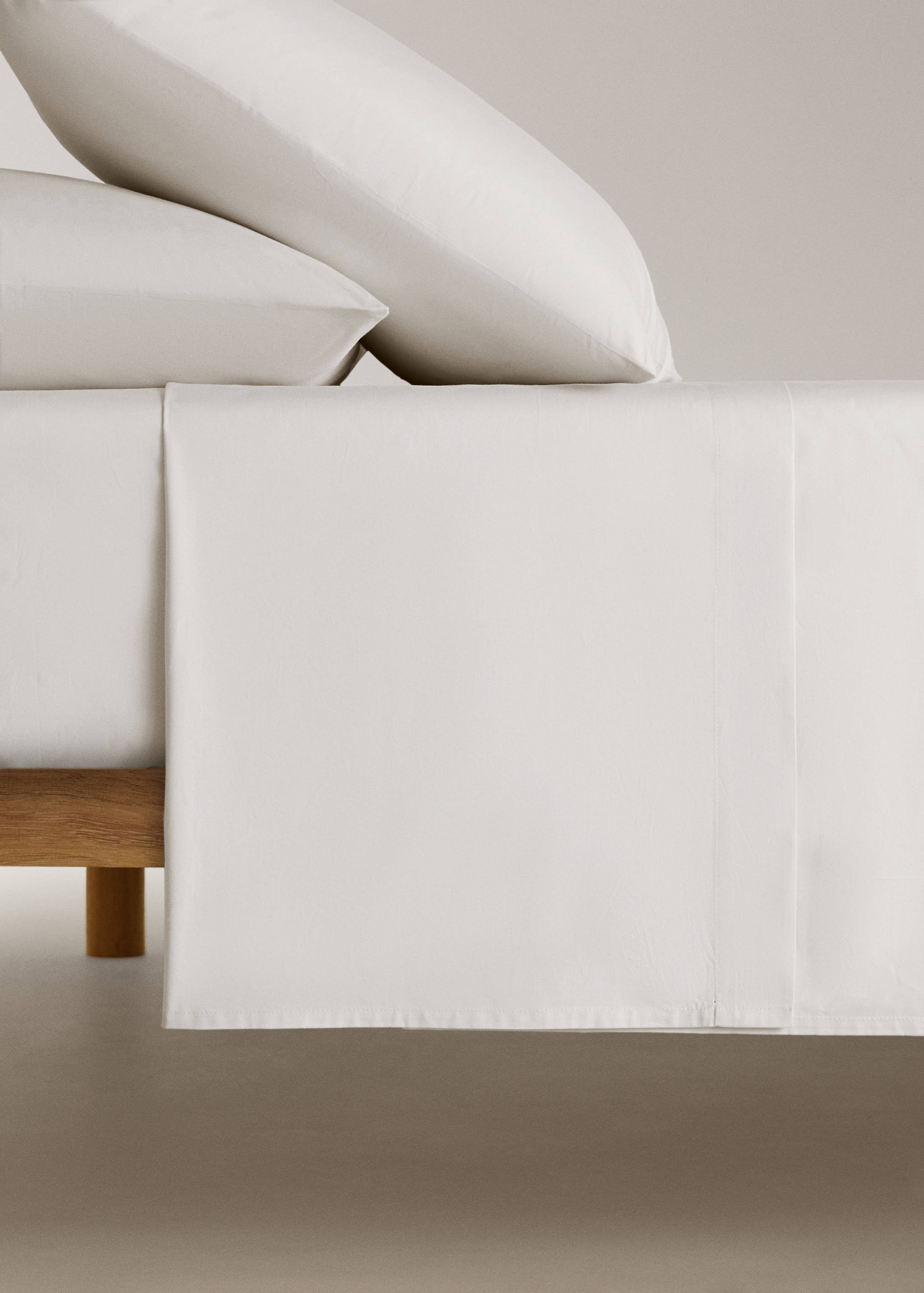 Prostěradlo pod přikrývku z bavlněného perkálu, na postel 135/140 cm - Zboží bez modelu