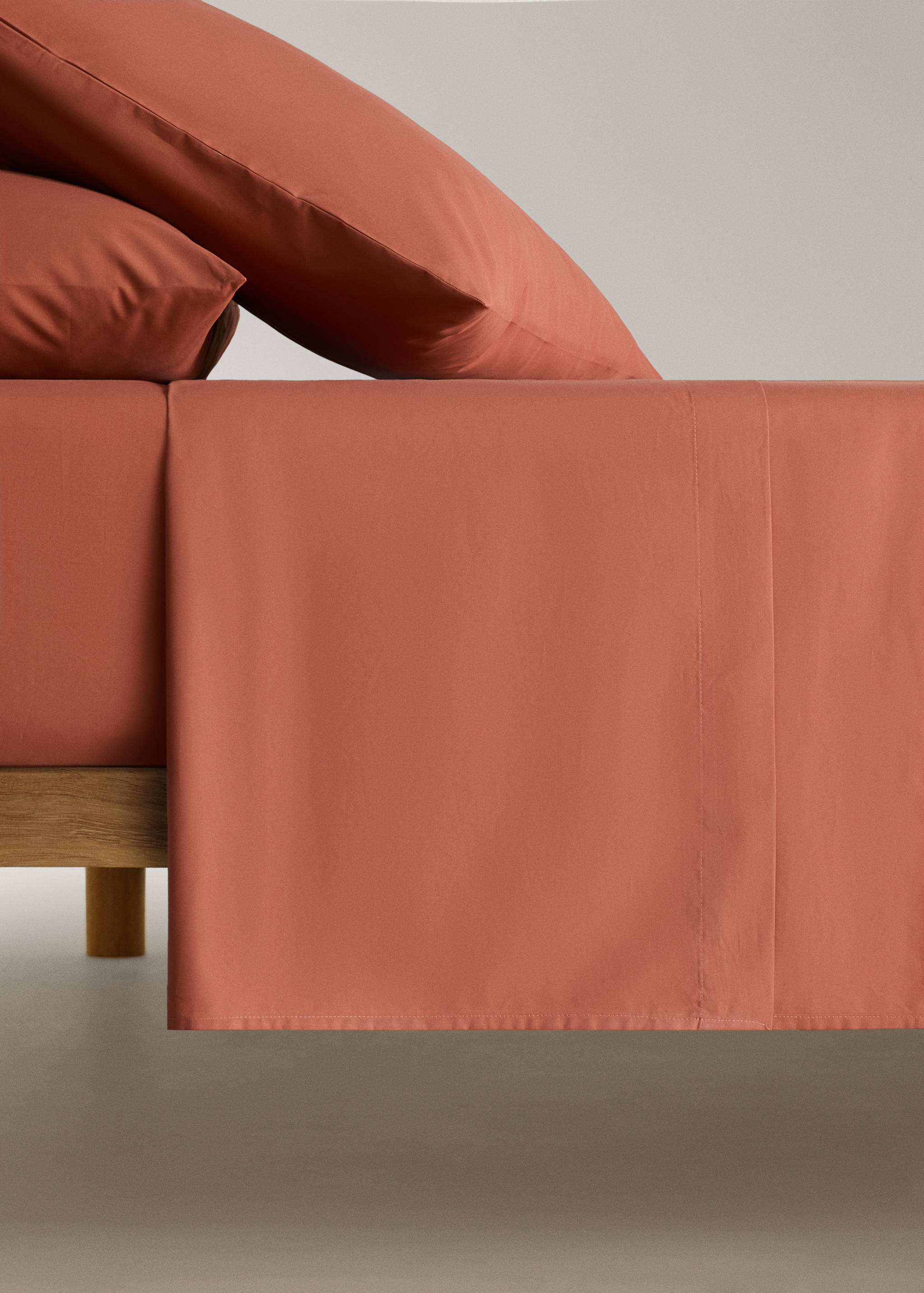 Prostěradlo pod přikrývku z bavlněného perkálu, na postel 135/140 cm - Zboží bez modelu