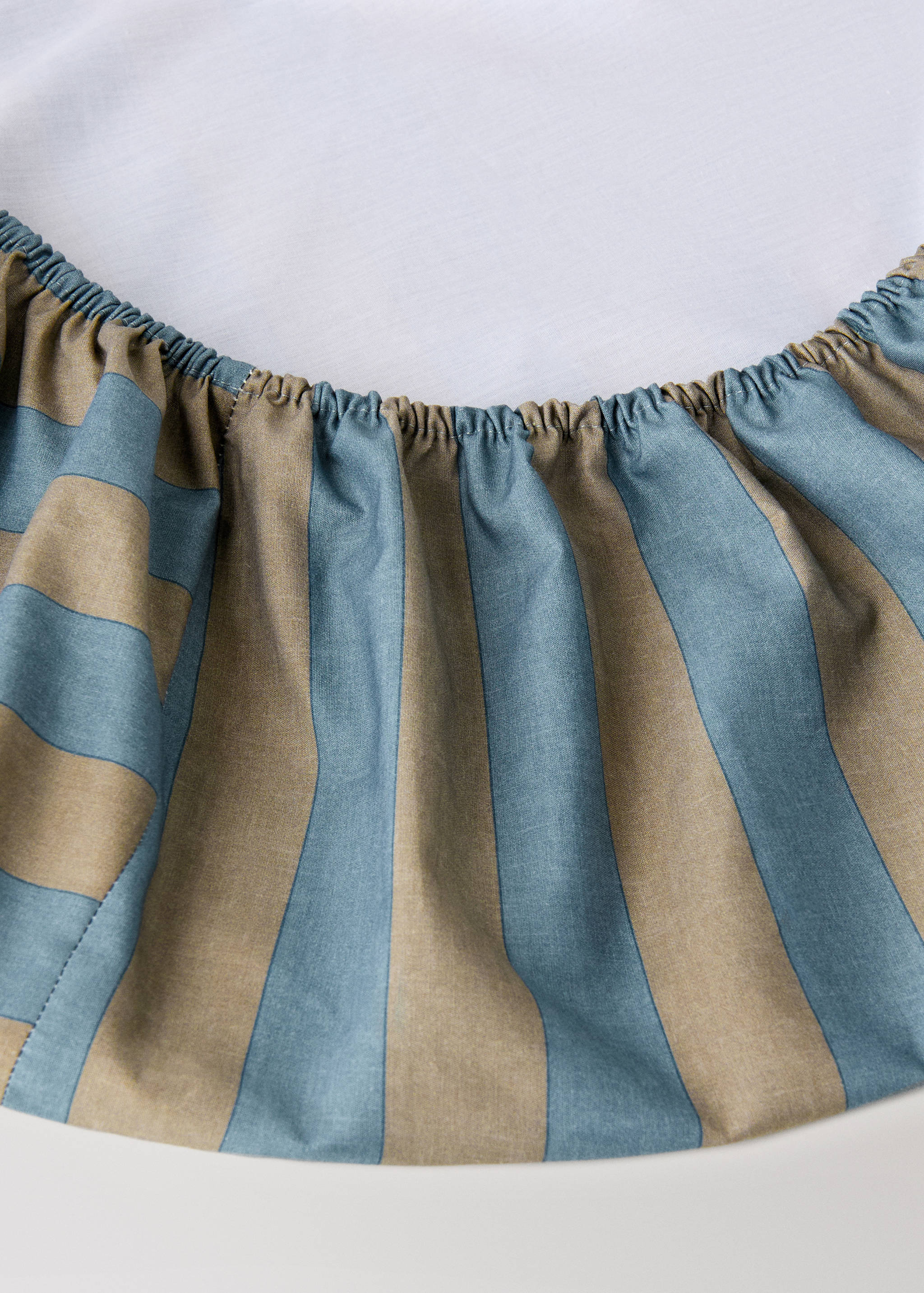 Children's Kodak-striped fitted sheet for 90 cm bed - Details of the article 1