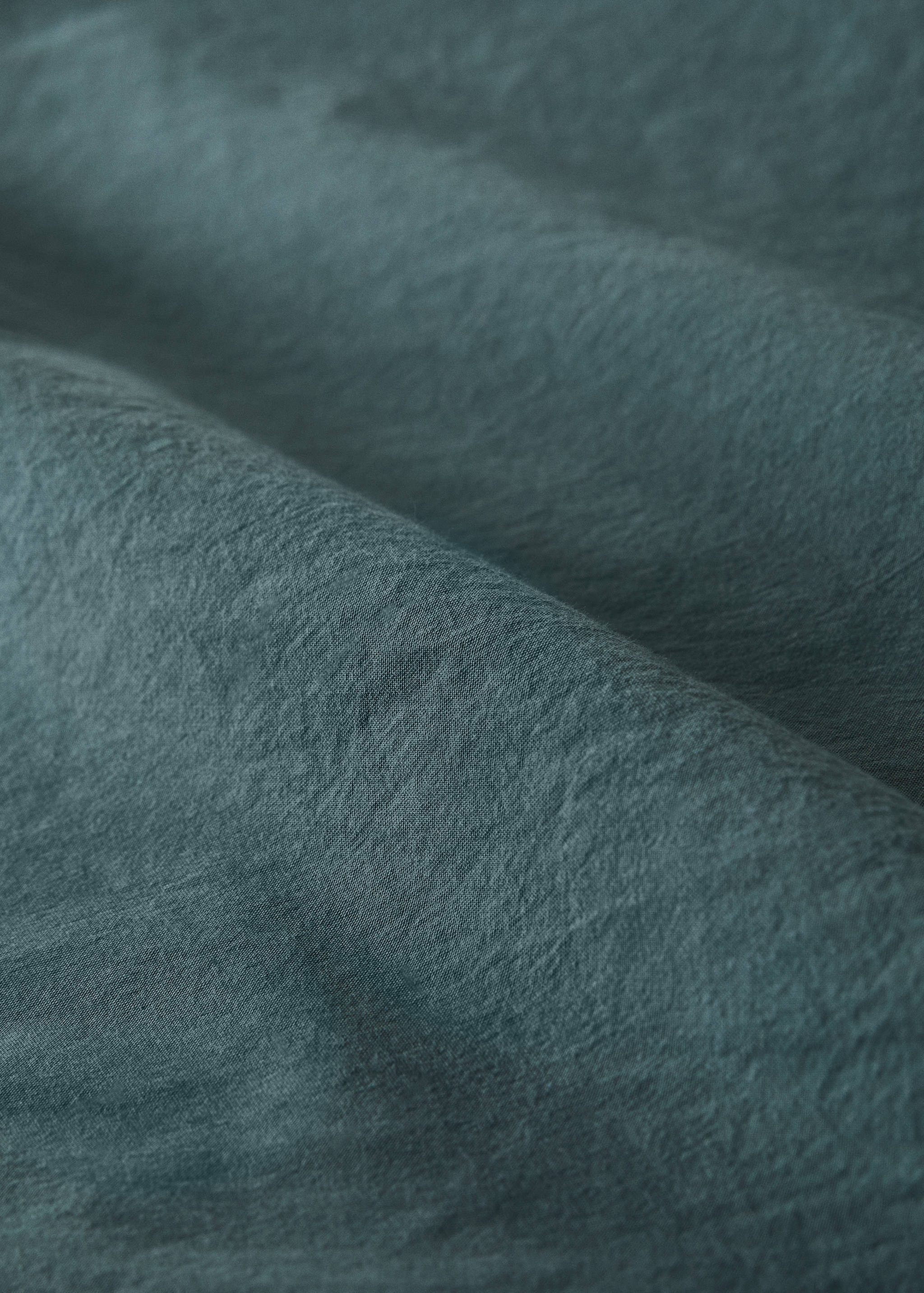 Drap plat percale de coton lavé dentelle lit 150/160 cm - Détail de l'article 3