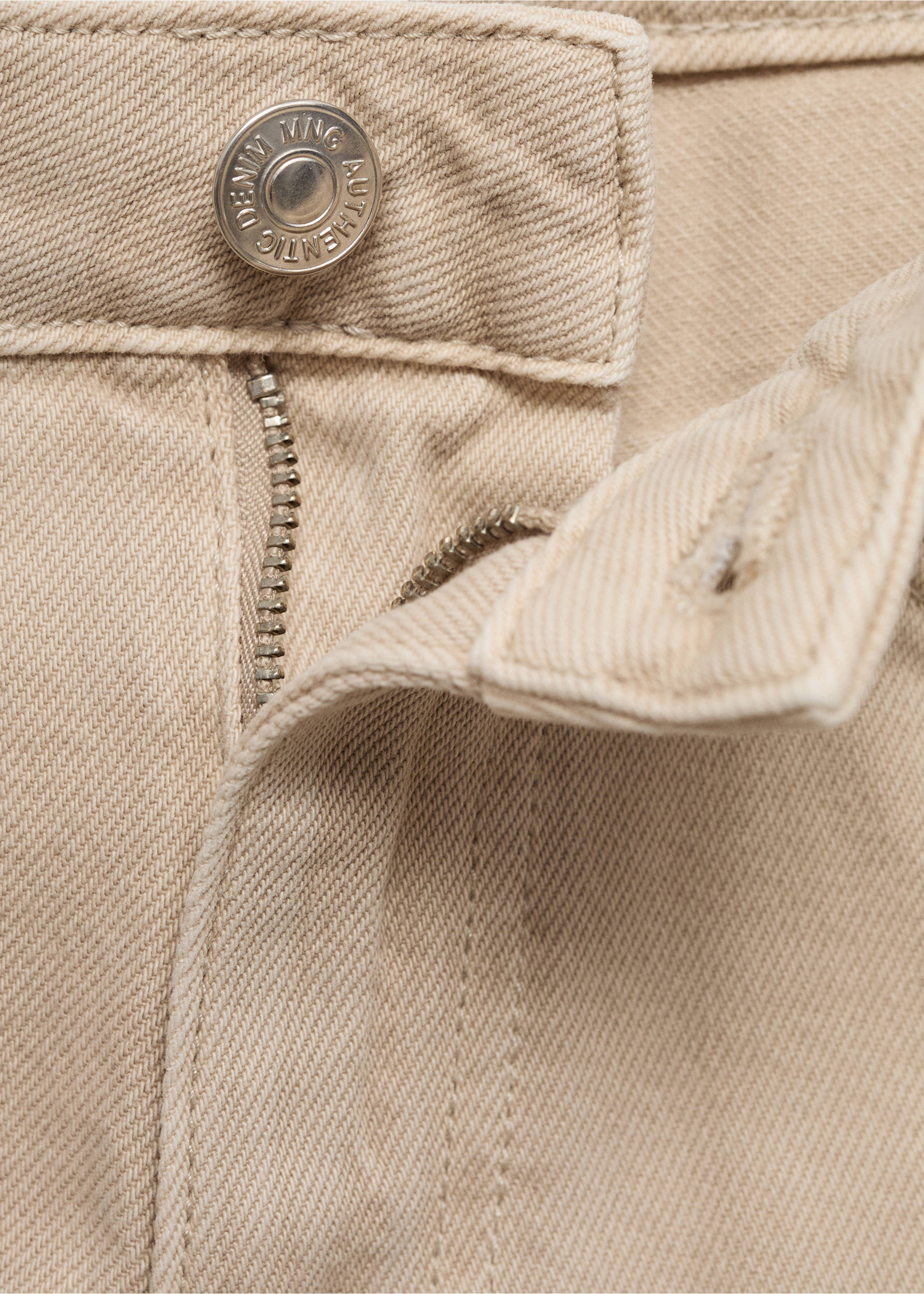 Regular-fit jeans - Details of the article 8, Beige. Ref: 17032535-00.