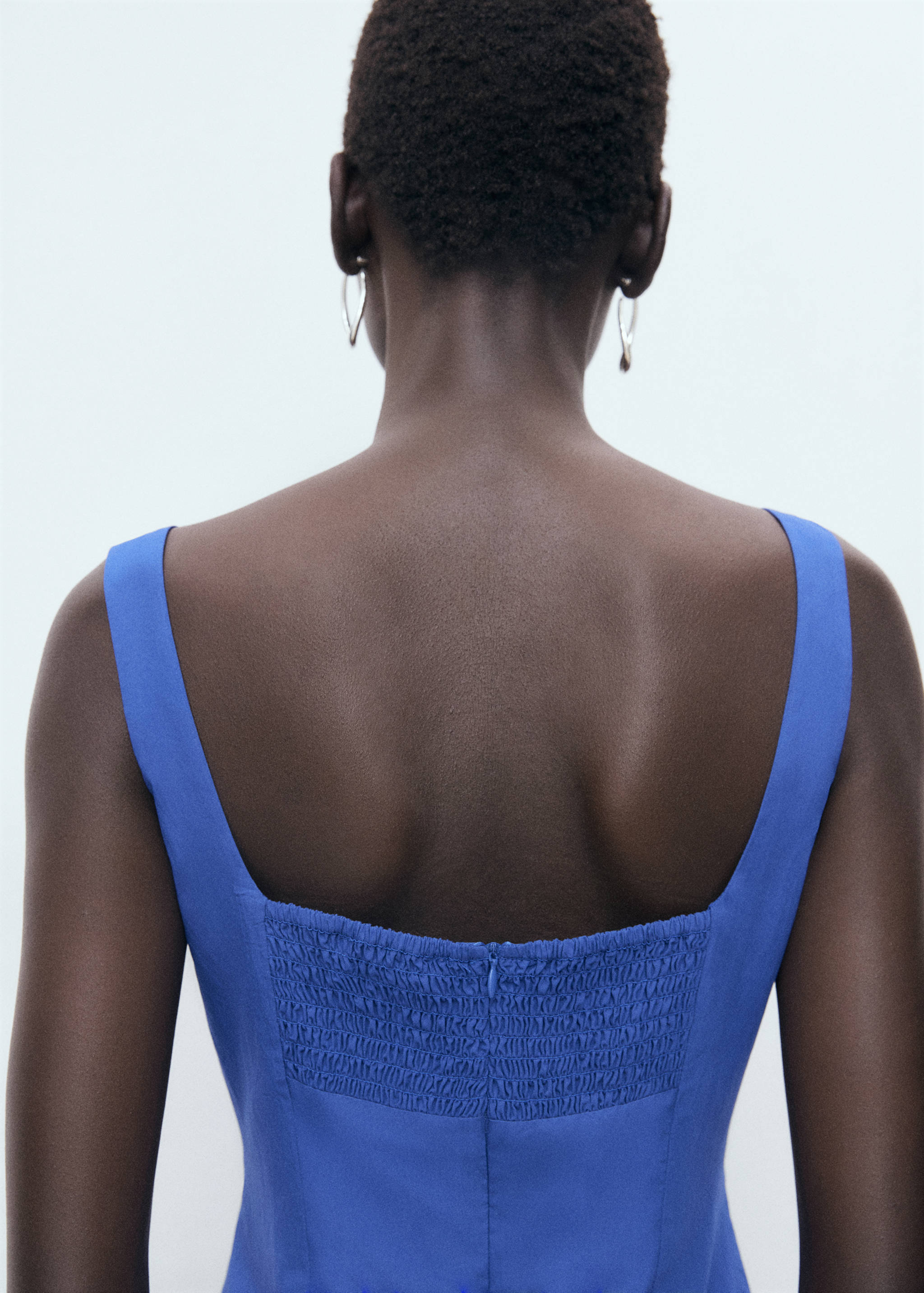 A-Linien Baumwollkleid - Detail des Artikels 3