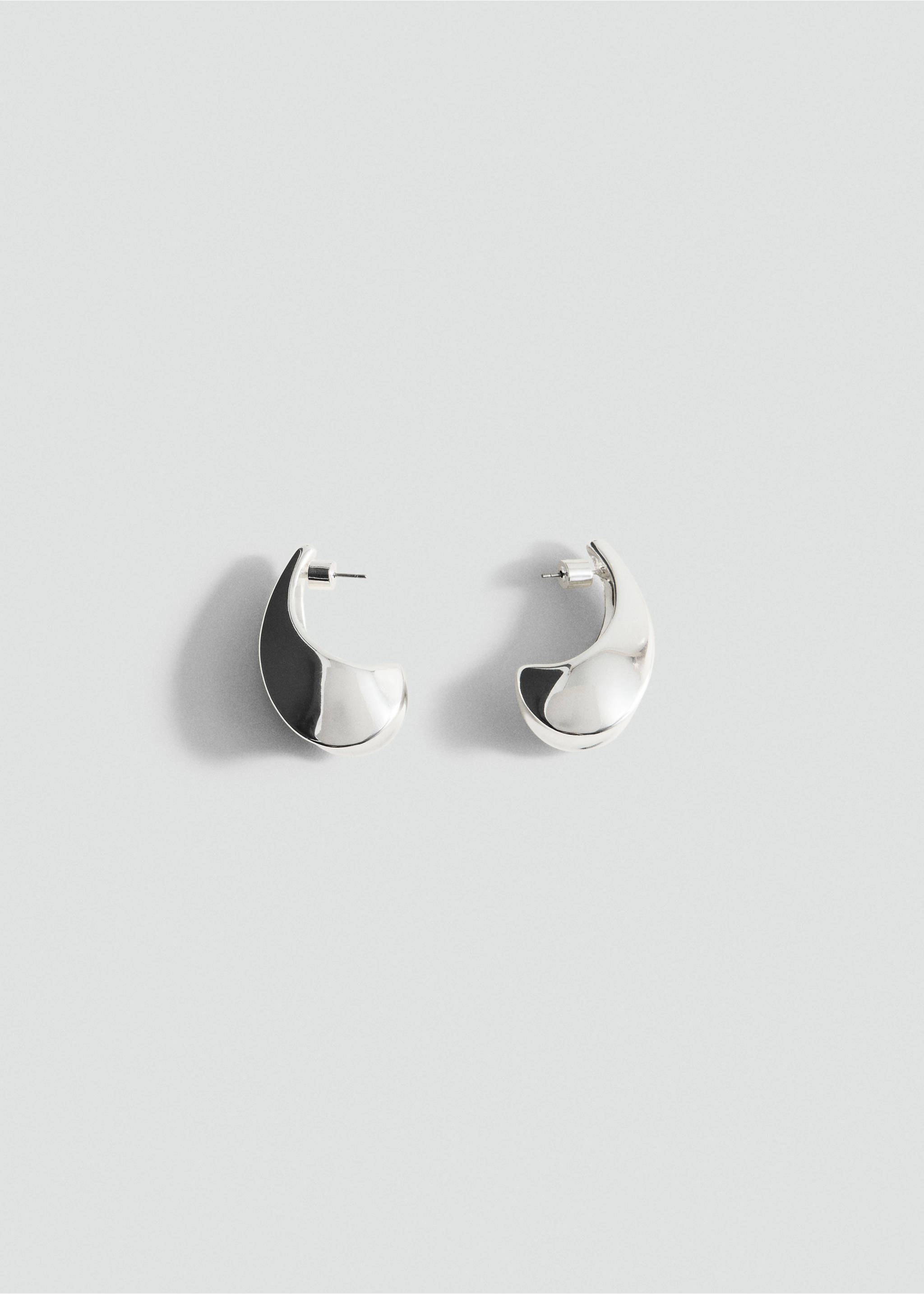Volume hoop earrings - Article without model, Silver. Ref: 17032547-00.