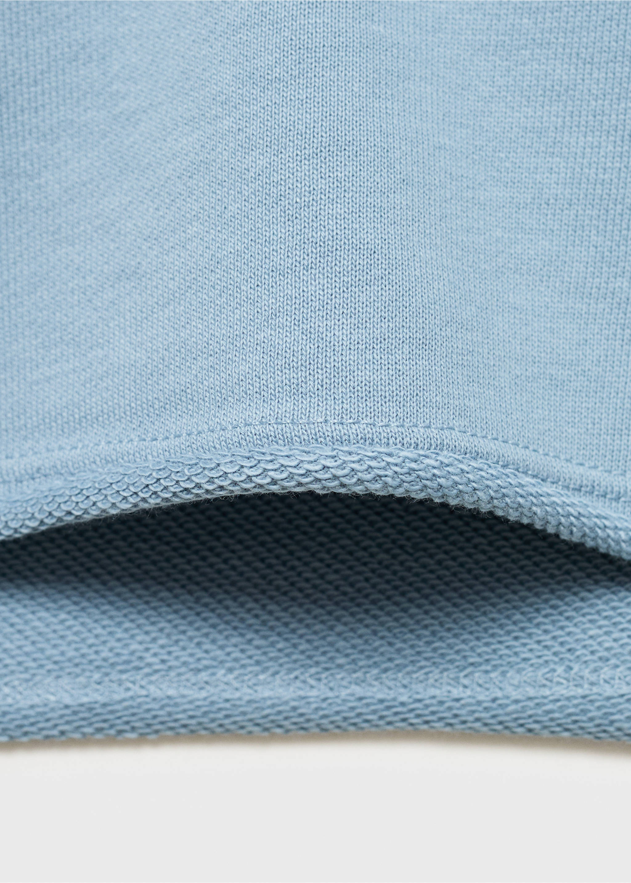 Printed cotton sweatshirt - Details of the article 0, Blue. Ref: 17032899-00.