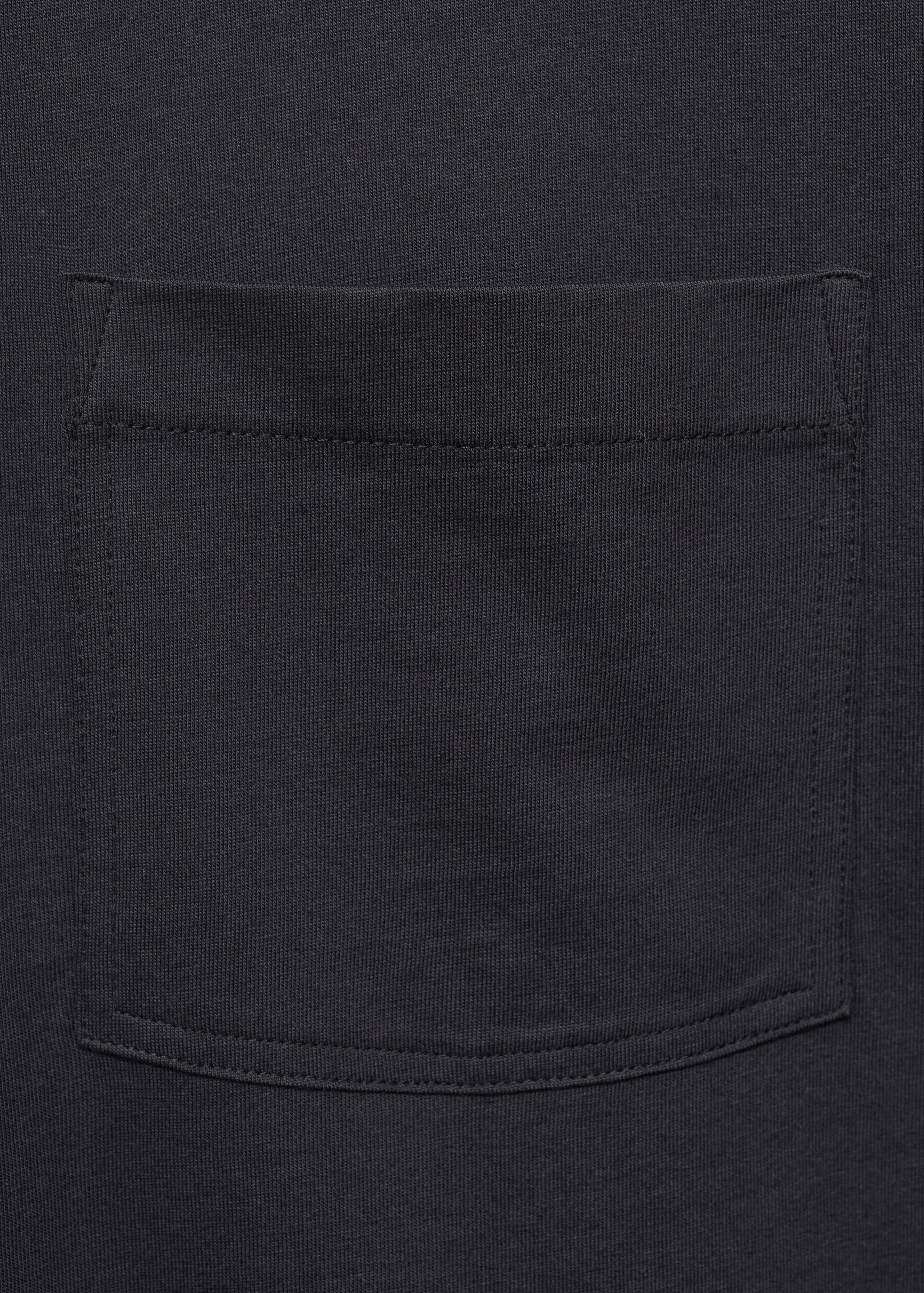 T-shirt 100% cotton boxy fit pocket - Details of the article 0