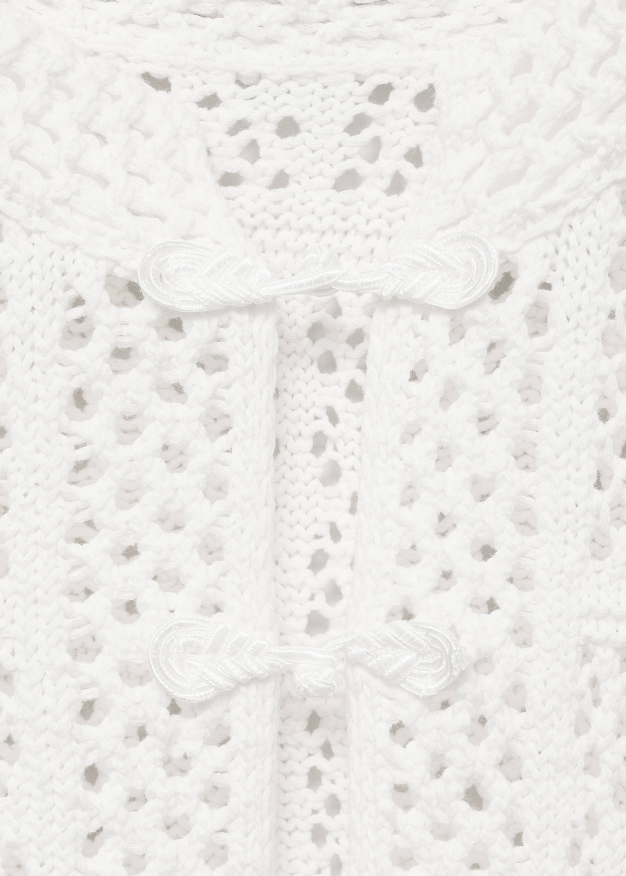 Short-sleeved crochet cardigan - Details of the article 8