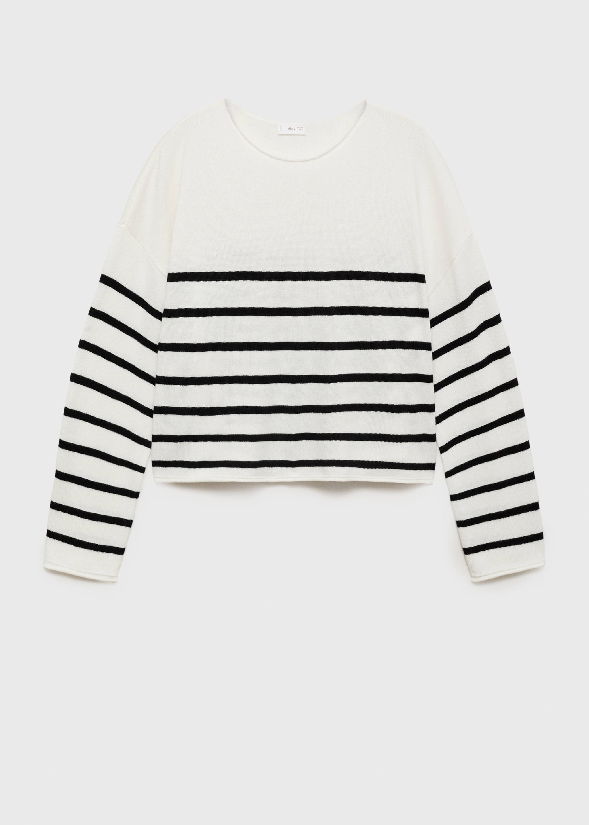 Pull-over en maille à rayures - Article sans modèle