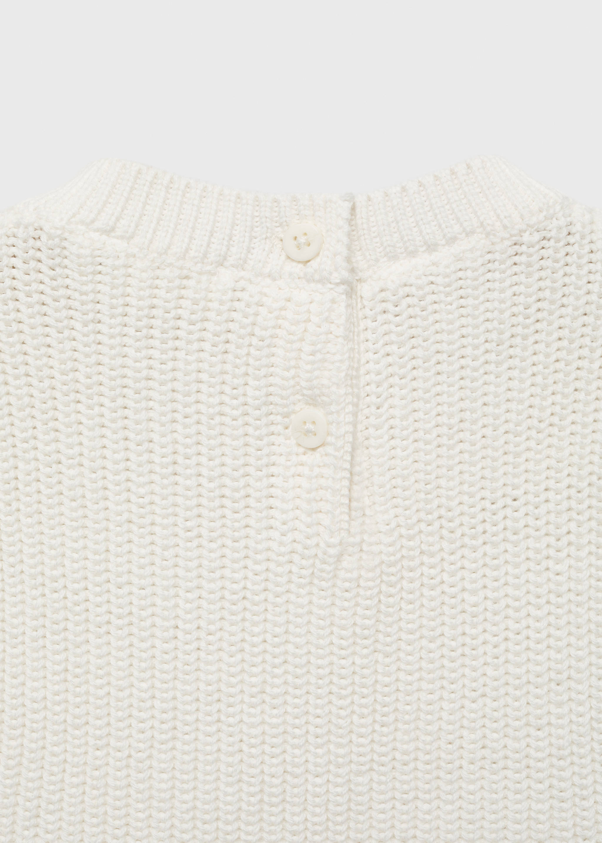 Knitted cotton gilet - Details of the article 0