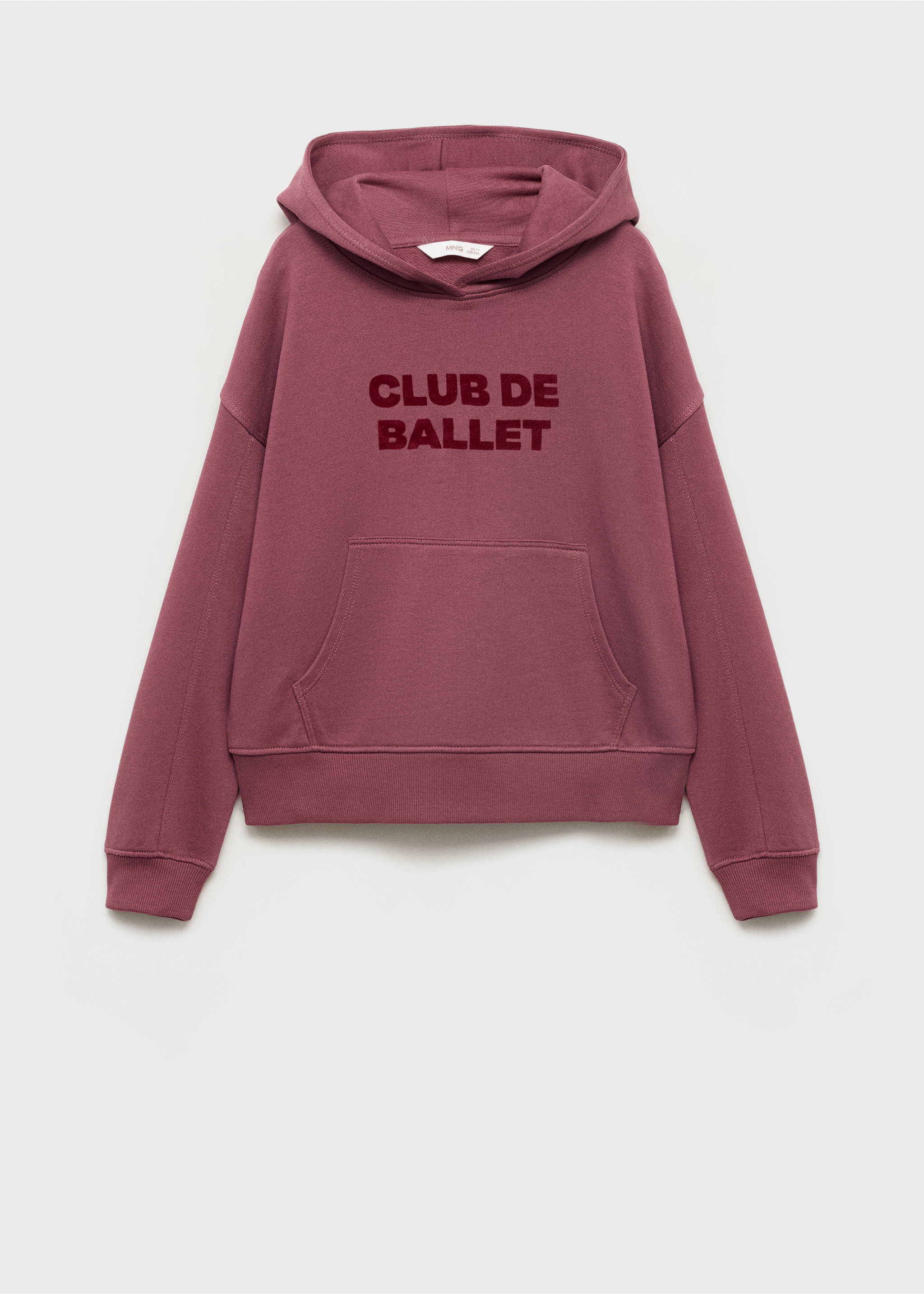 Sweat-shirt imprimé capuche - Article sans modèle, Cerise. Ref: 17033285-00.