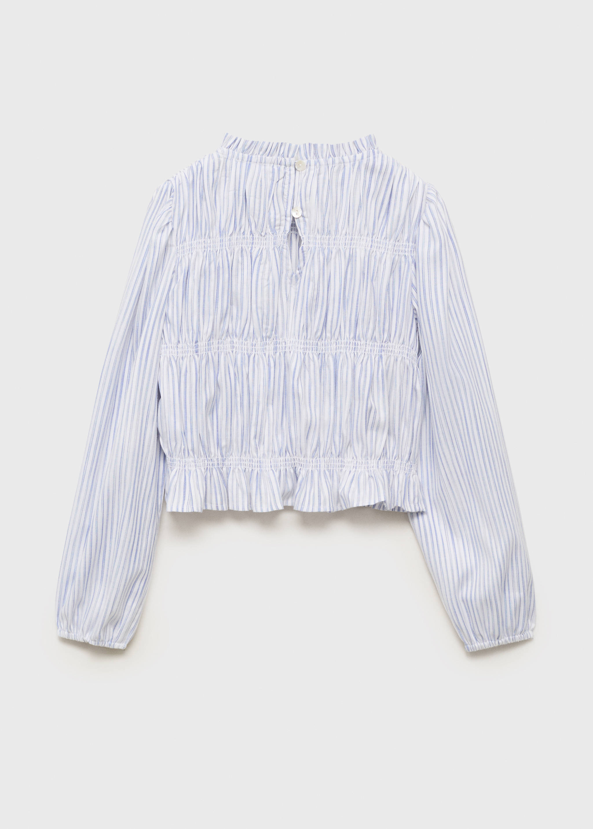 Blusa riscas algodão - Verso do artigo