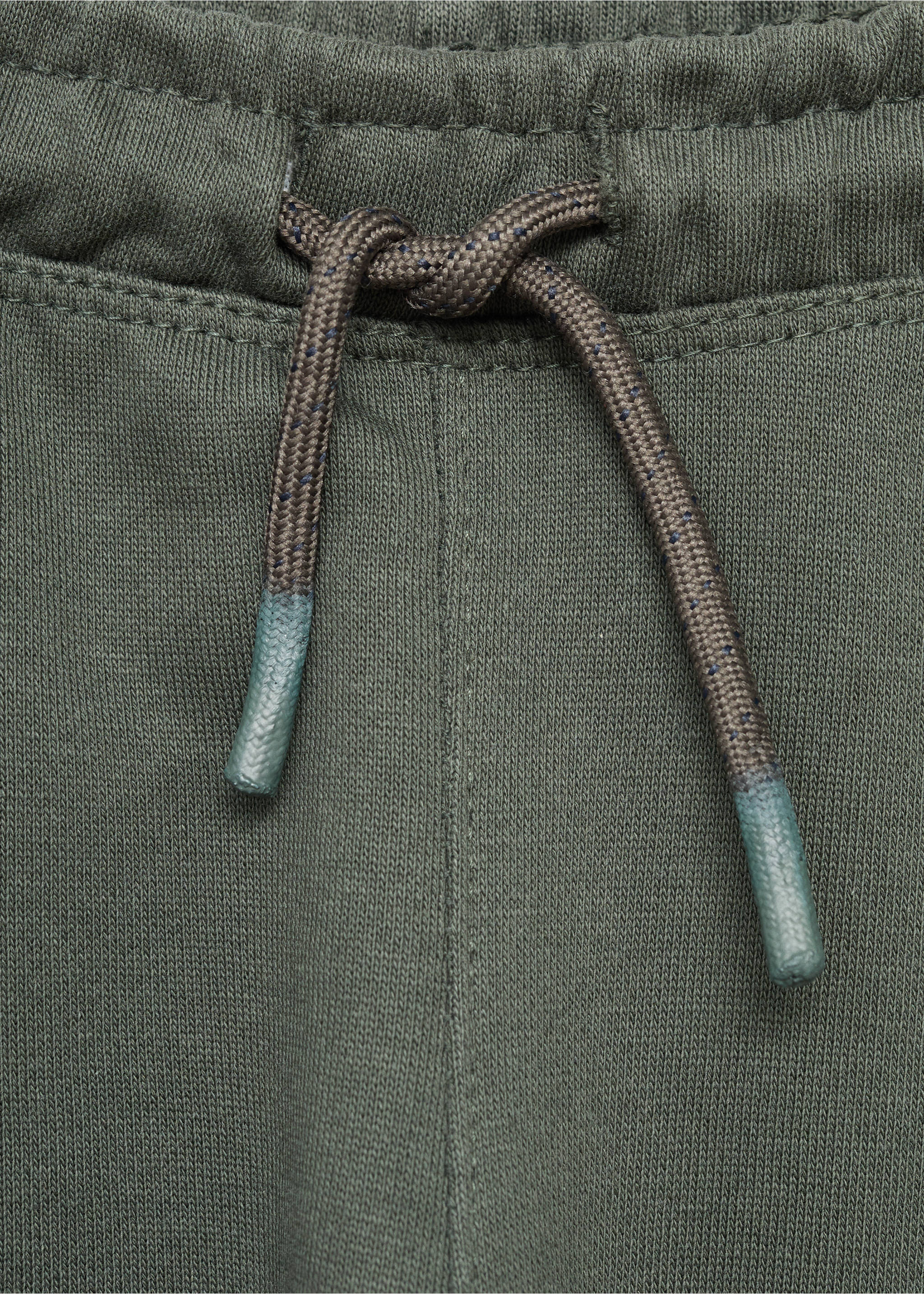 Cargo joggers with drawstring - Details of the article 8, Forest Green. Ref: 17033288-00.
