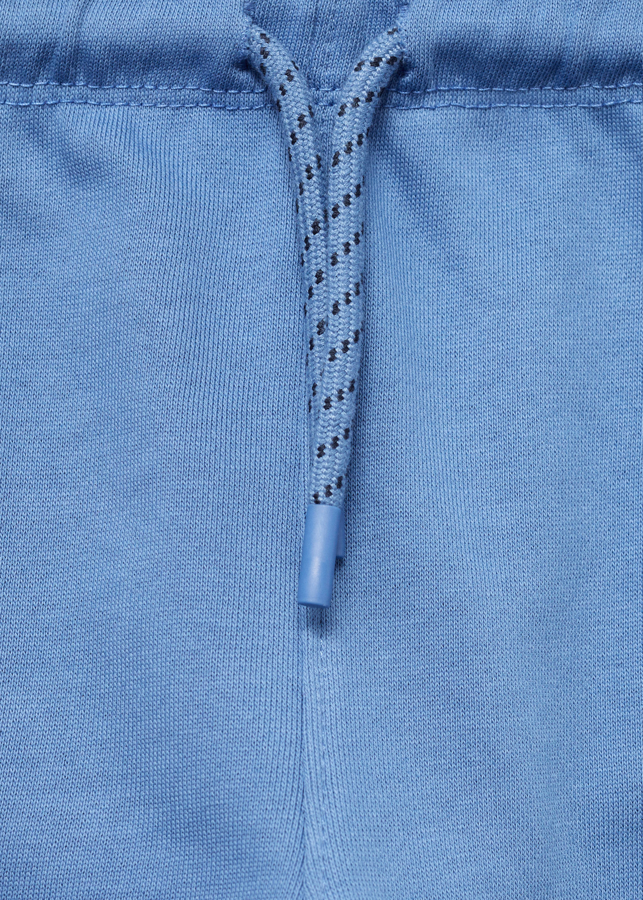 Cotton jogger-style trousers - Details of the article 0