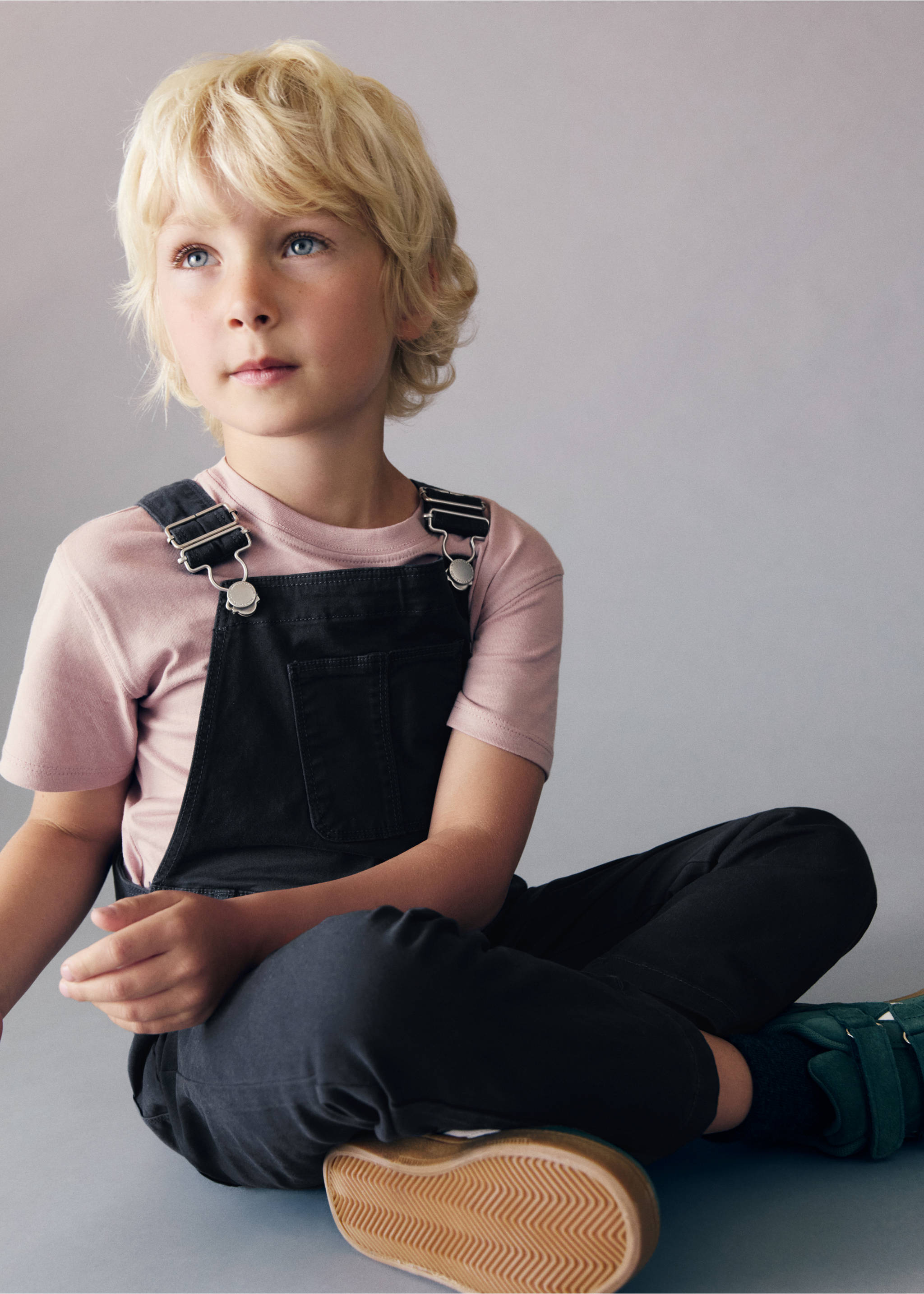 T-shirt coton imprimé - Plan moyen, Rose pâle. Ref: 17033294-00.