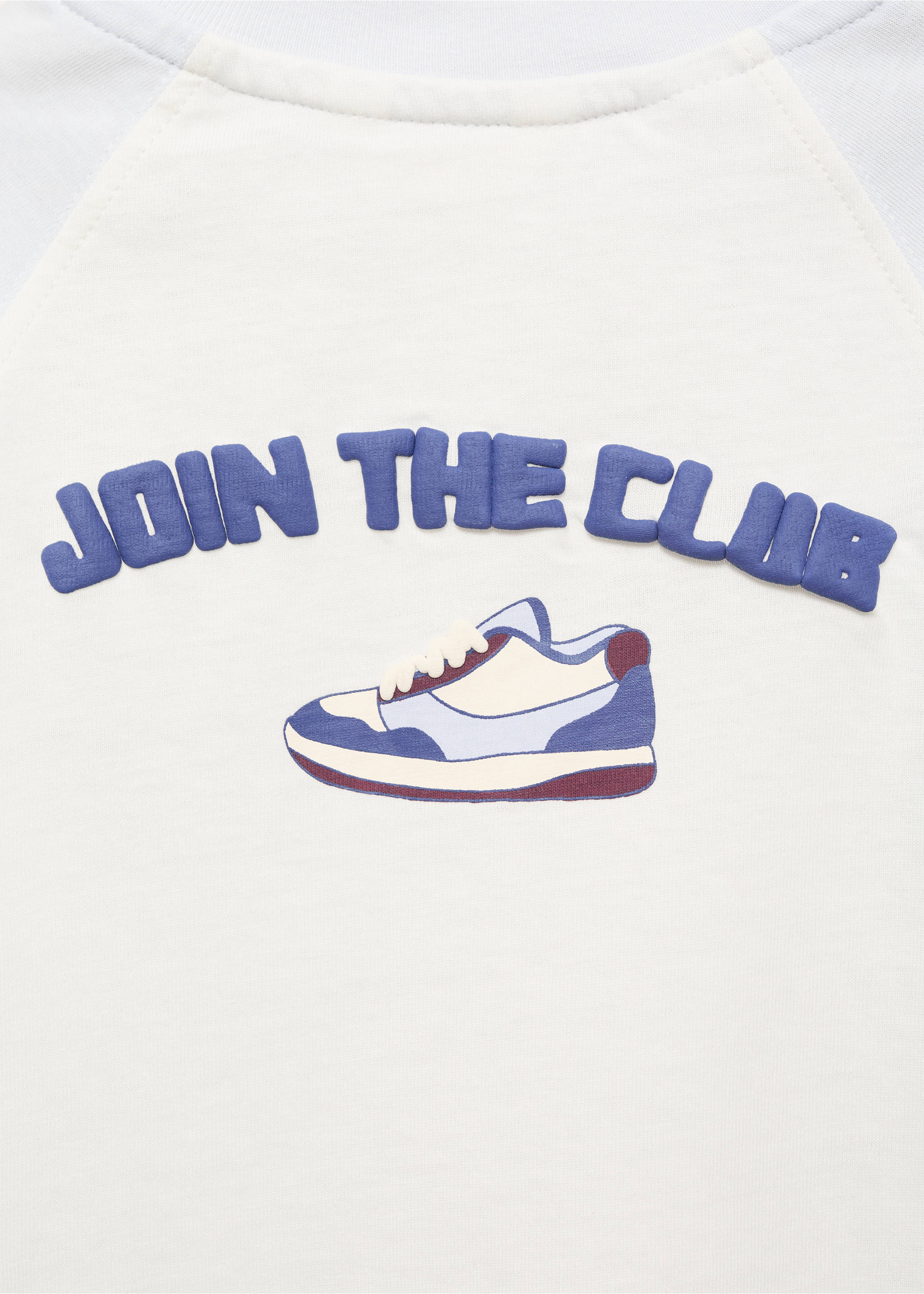 T-shirt combiné imprimé - Détail de l'article 0, Bleu ciel. Ref: 17033295-00.