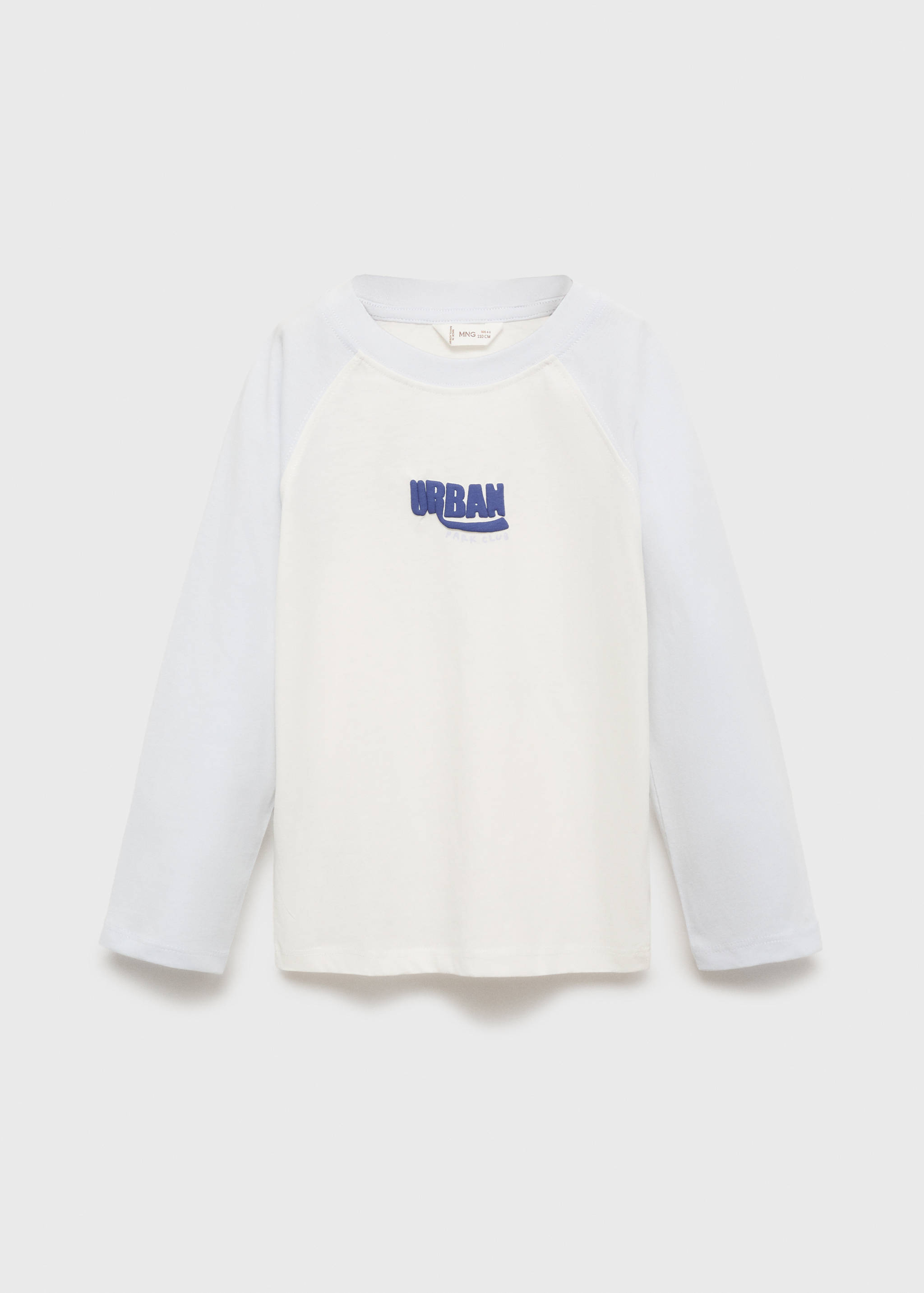 Gemustertes T-Shirt mit Kontrastdesign - Artikel ohne Model