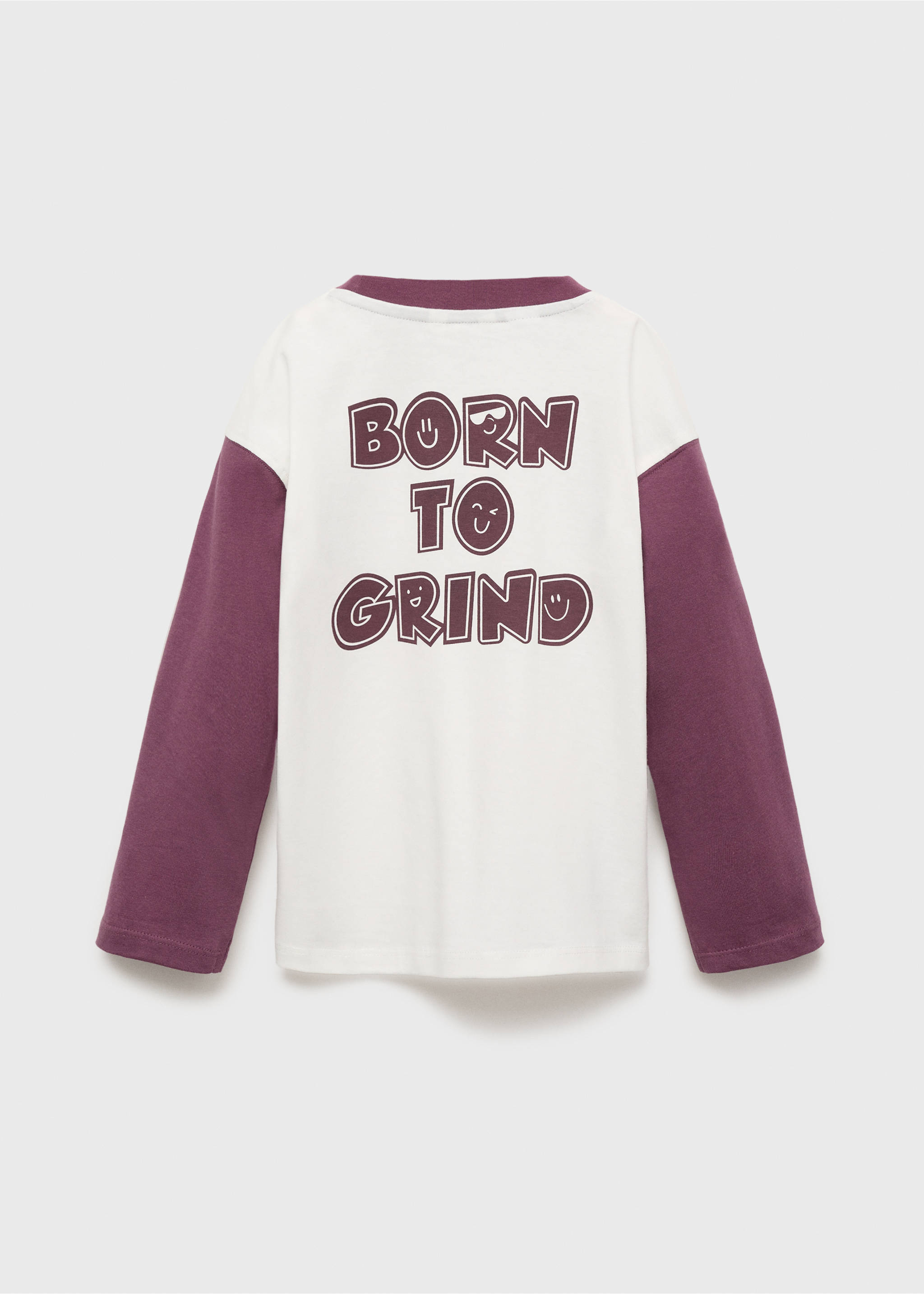 Embroidered logo T-shirt - Reverse of the article, Wine. Ref: 17033296-00.