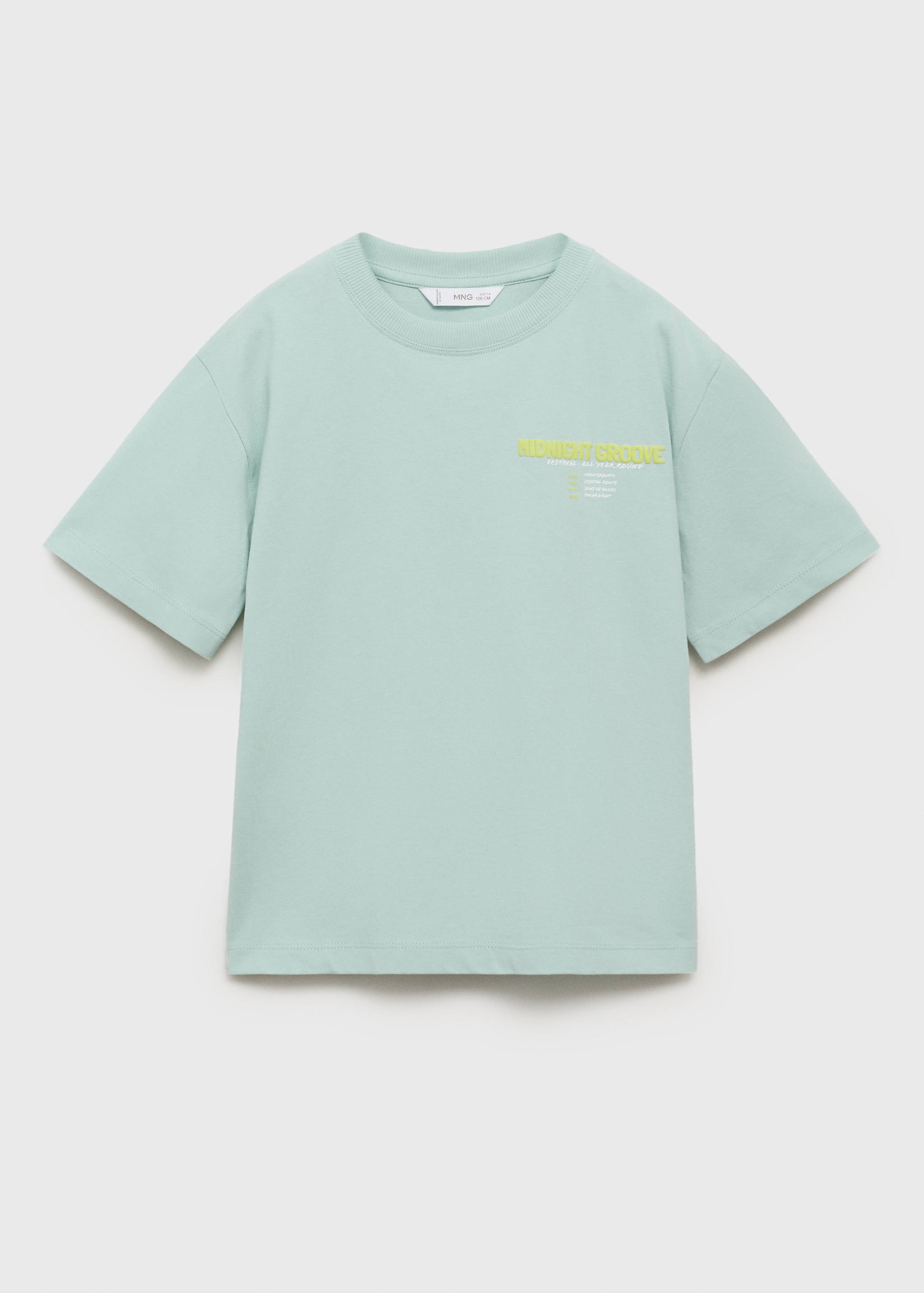 T-shirt imprimé lettres en relief - Article sans modèle