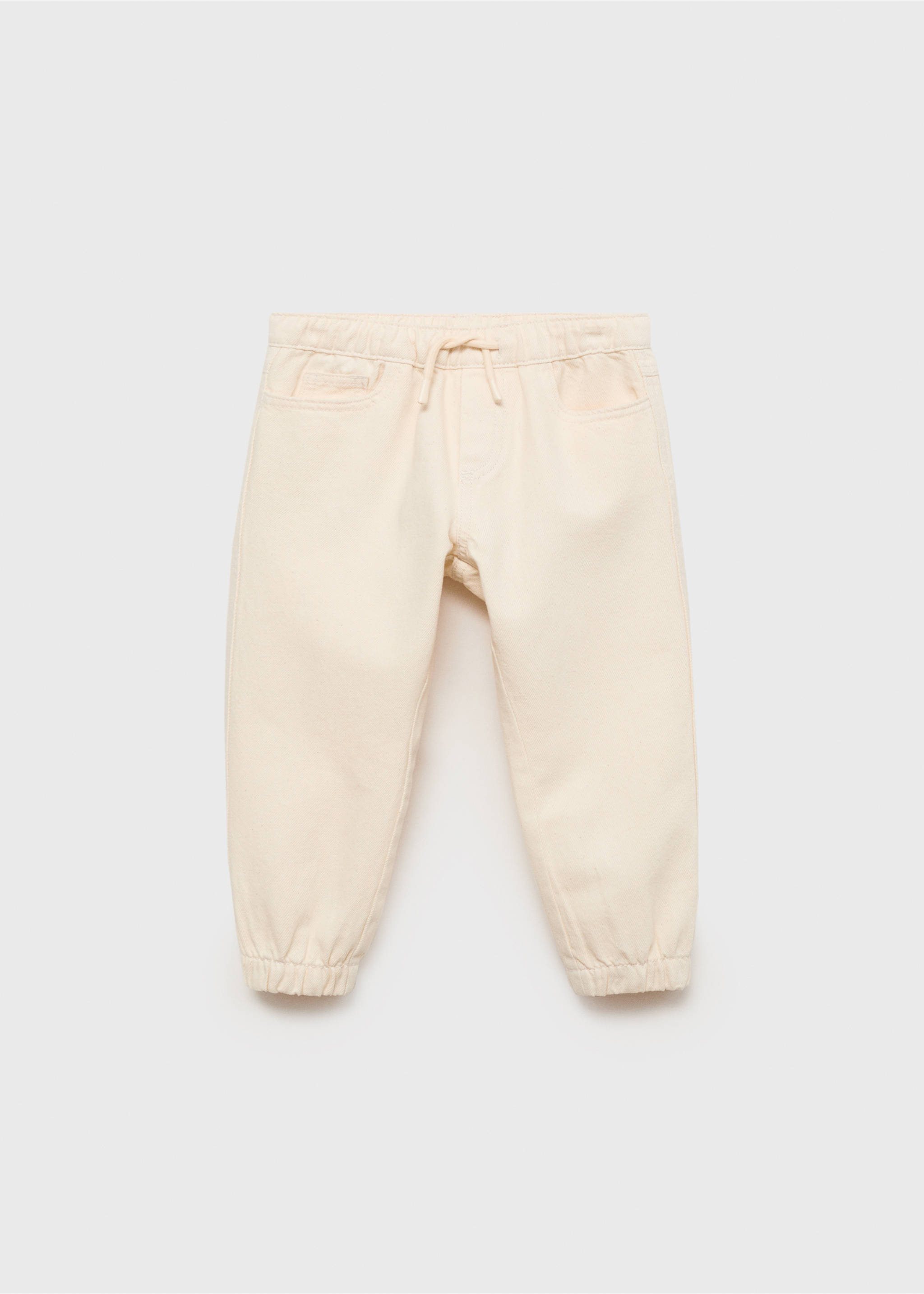 Jogger-style jeans - Article without model, Off White. Ref: 17033304-00.