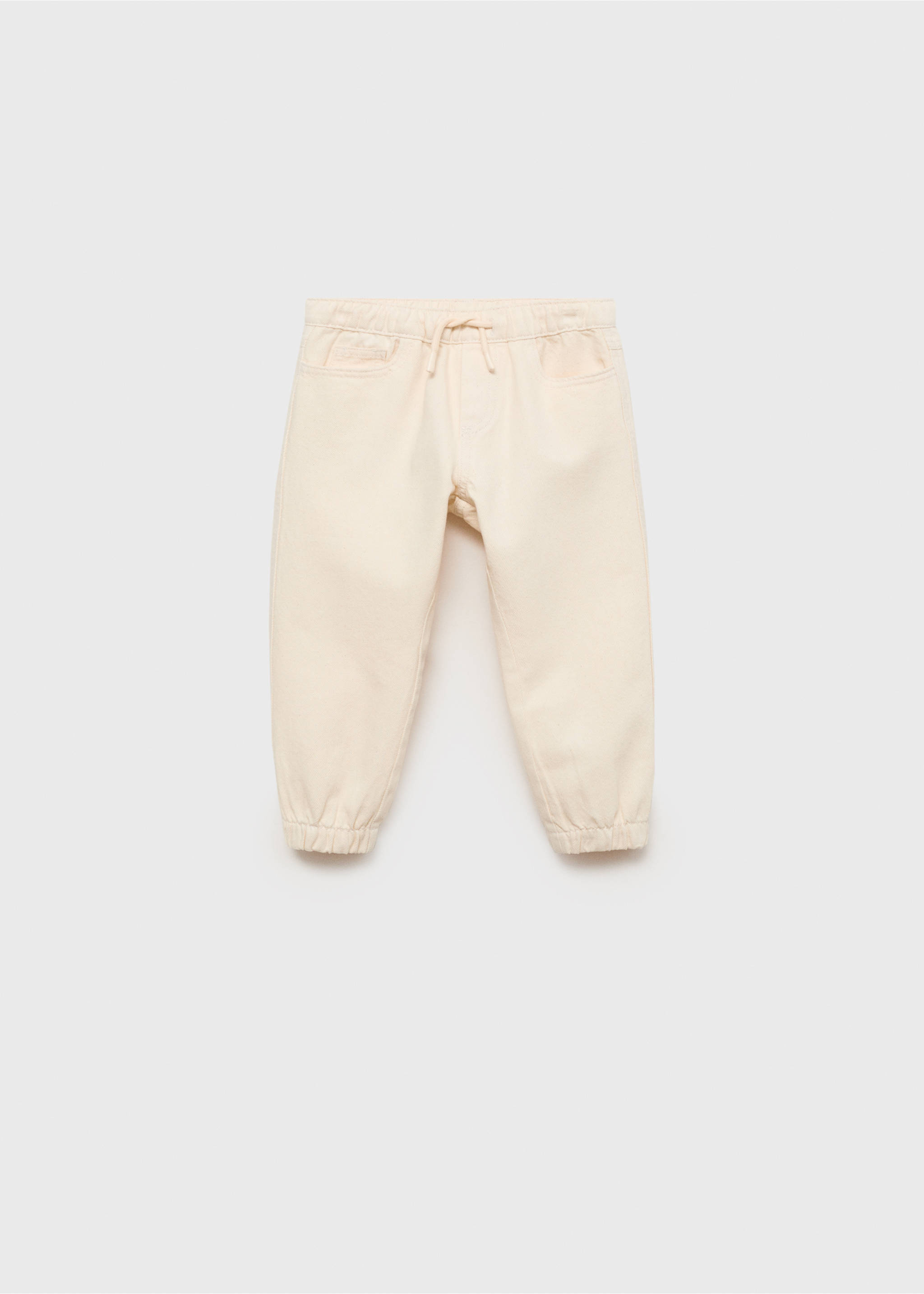 Jogger-style jeans - Article without model, Off White. Ref: 17033304-00.