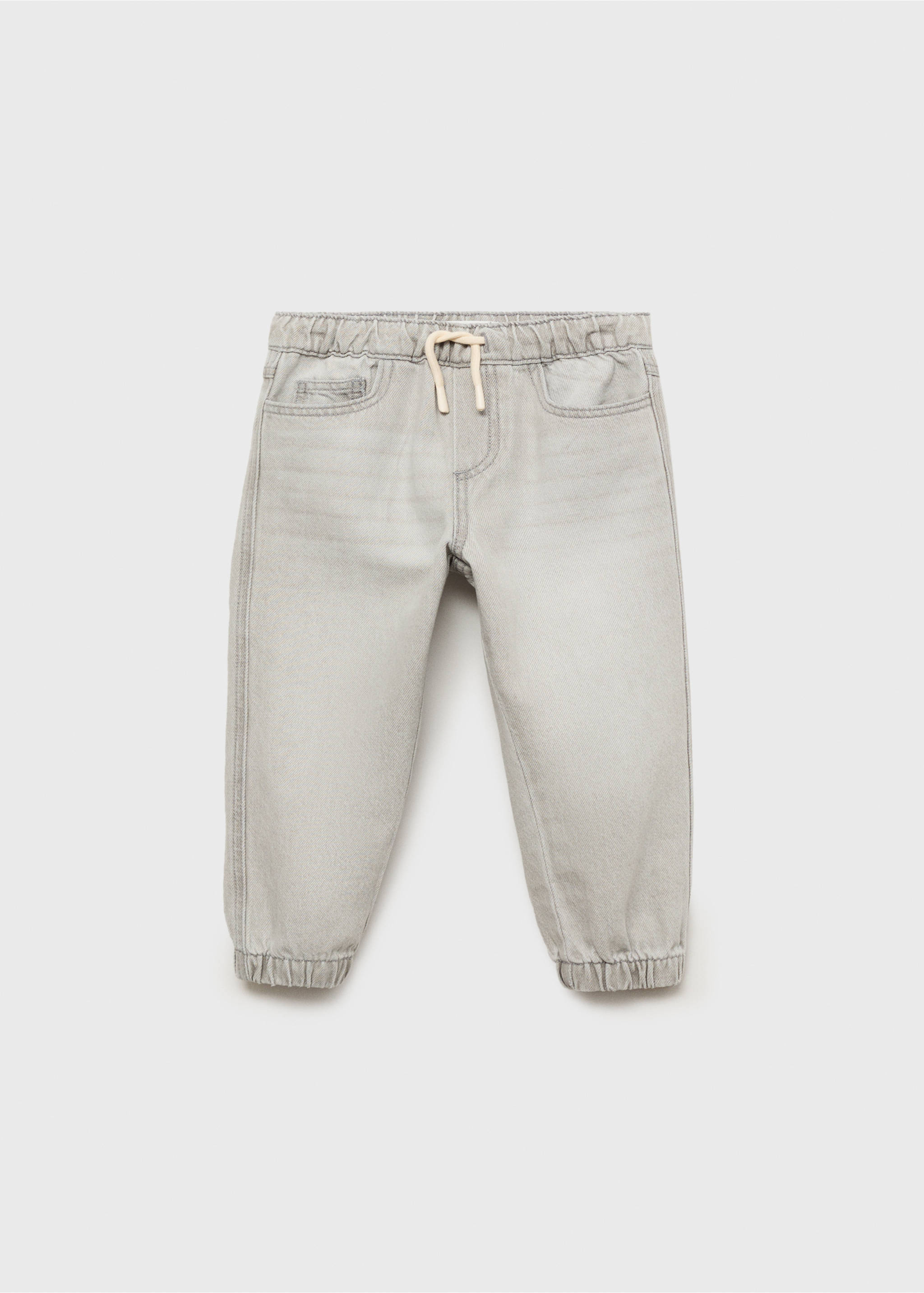 Jogger-style jeans - Article without model, Denim Grey. Ref: 17033304-00.