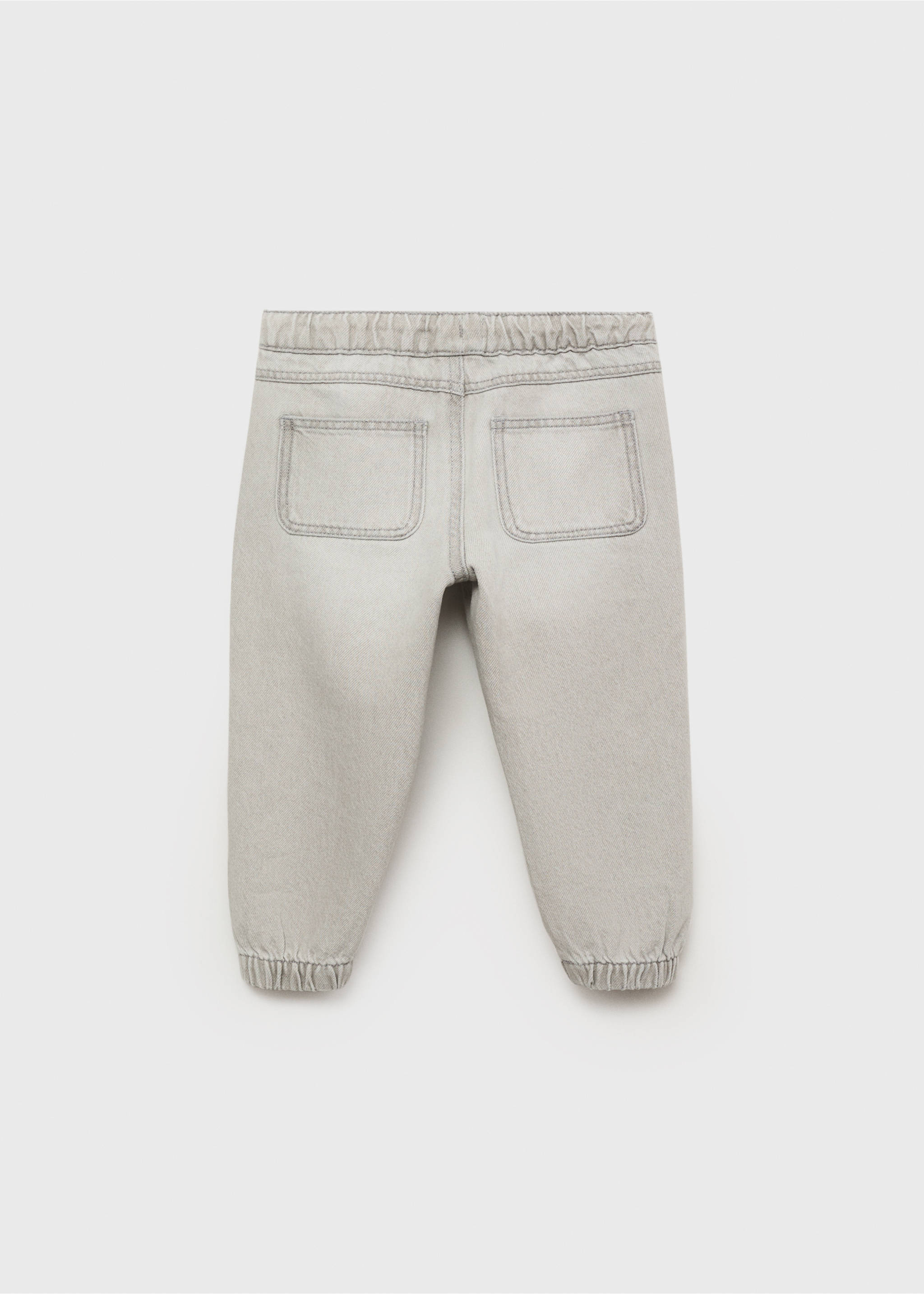 Jogger-style jeans - Reverse of the article, Denim Grey. Ref: 17033304-00.