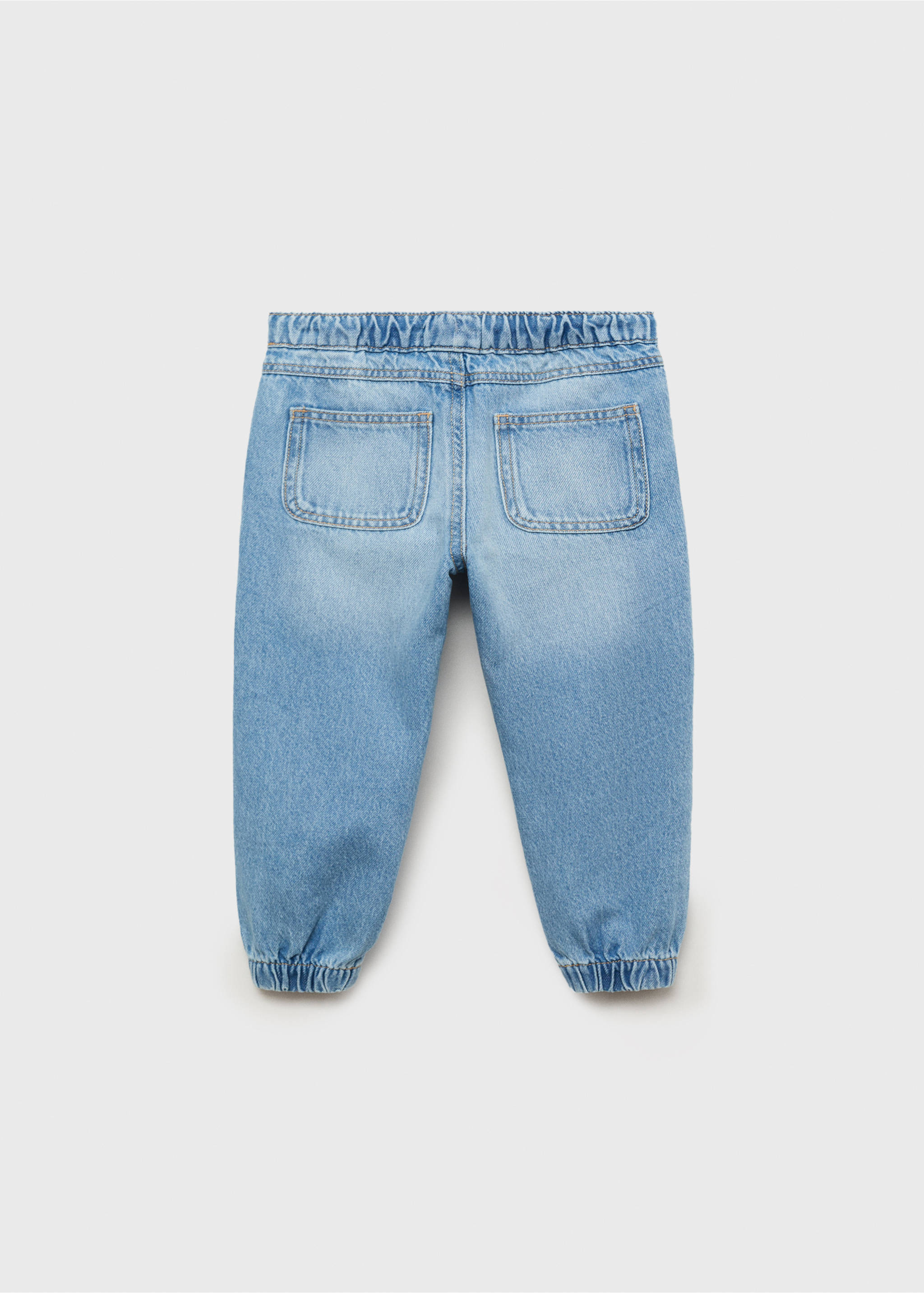 Jogger-style jeans - Reverse of the article, Medium Blue. Ref: 17033304-00.