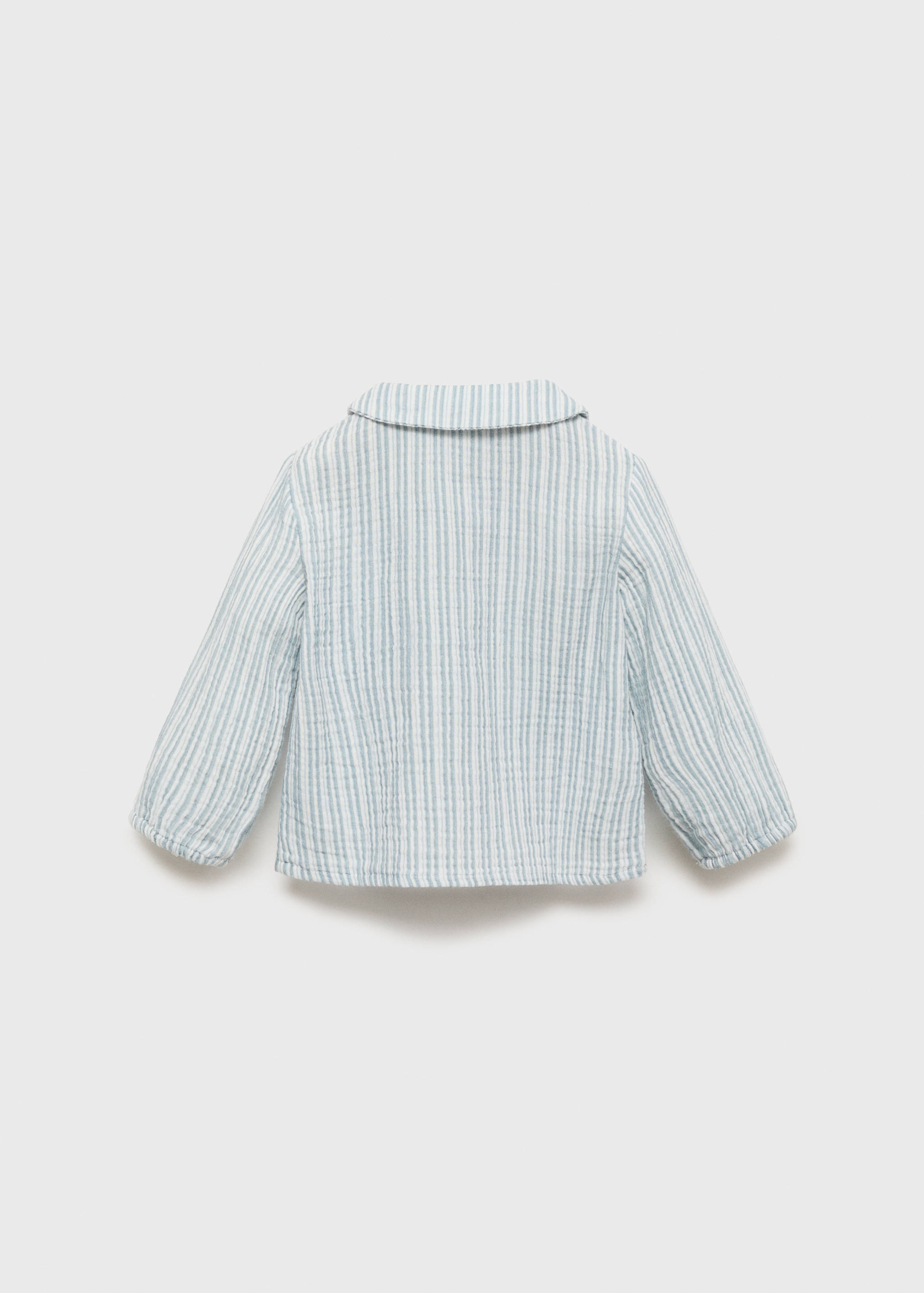 Stripe-print shirt - Reverse of the article