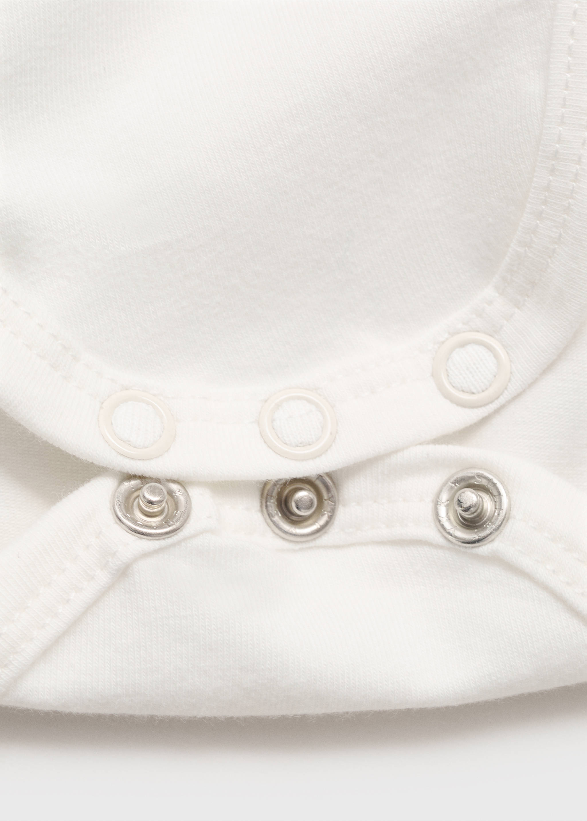 Baby-neck bodysuit - Details of the article 0, Off White. Ref: 17033307-00.