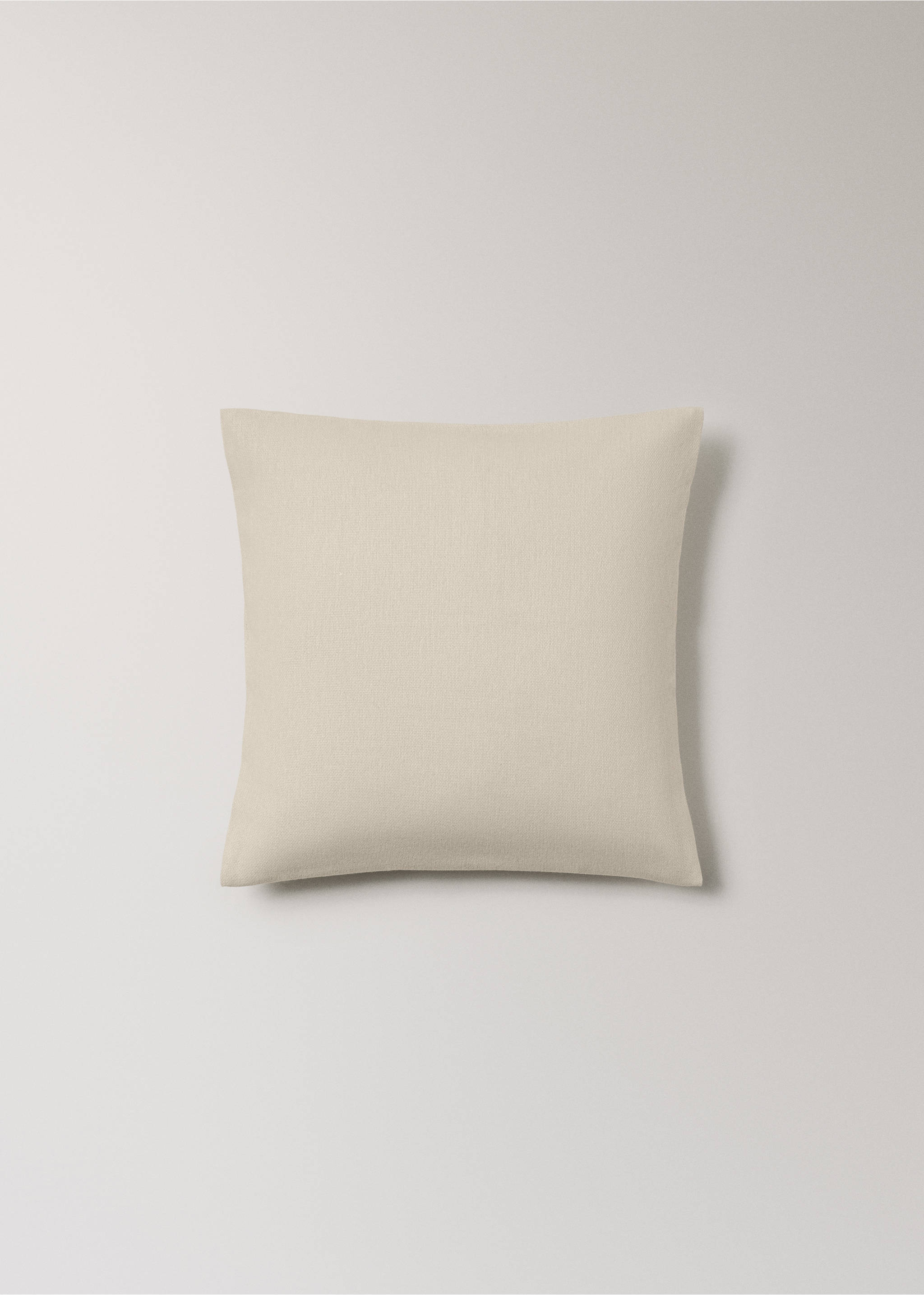 Cushion cover with structure, 45x45 cm - Article without model, Sand. Ref: 17033312-00.